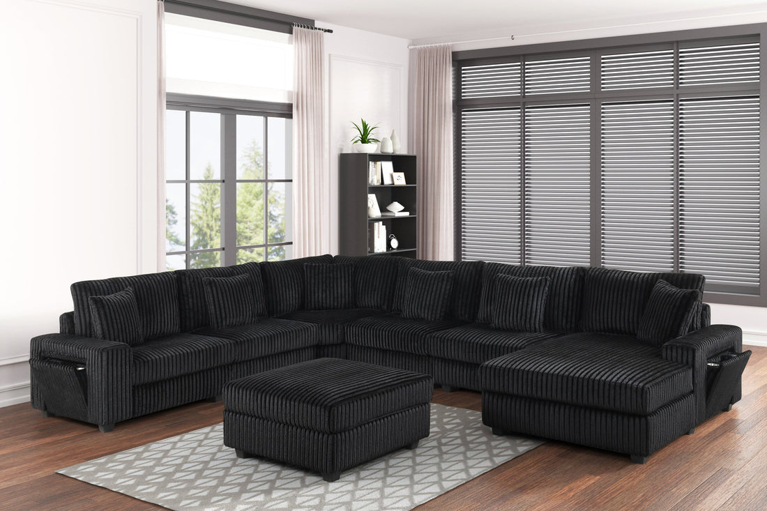 Bazooka Black Sectional