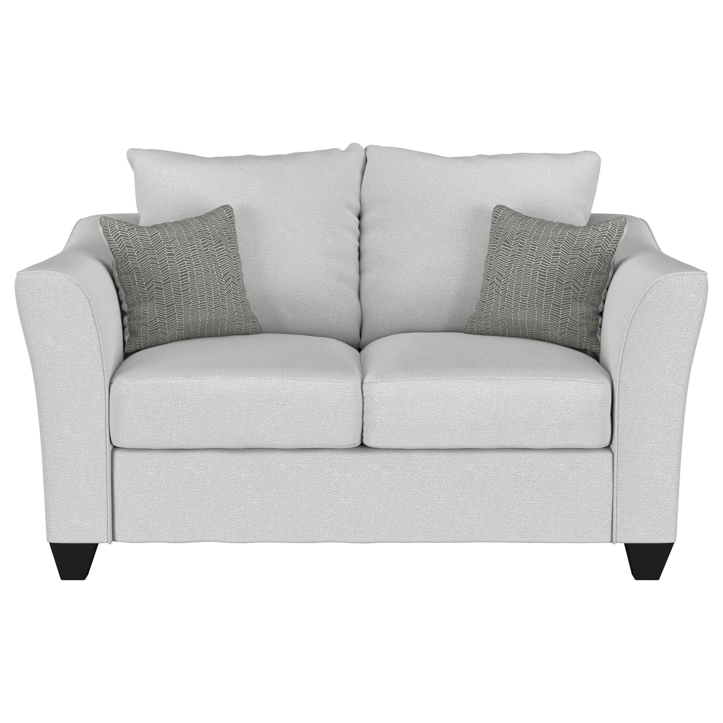Salizar Sand Upholstered 3-Piece Track Arm Fabric Sofa Set from Coaster - Luna Furniture