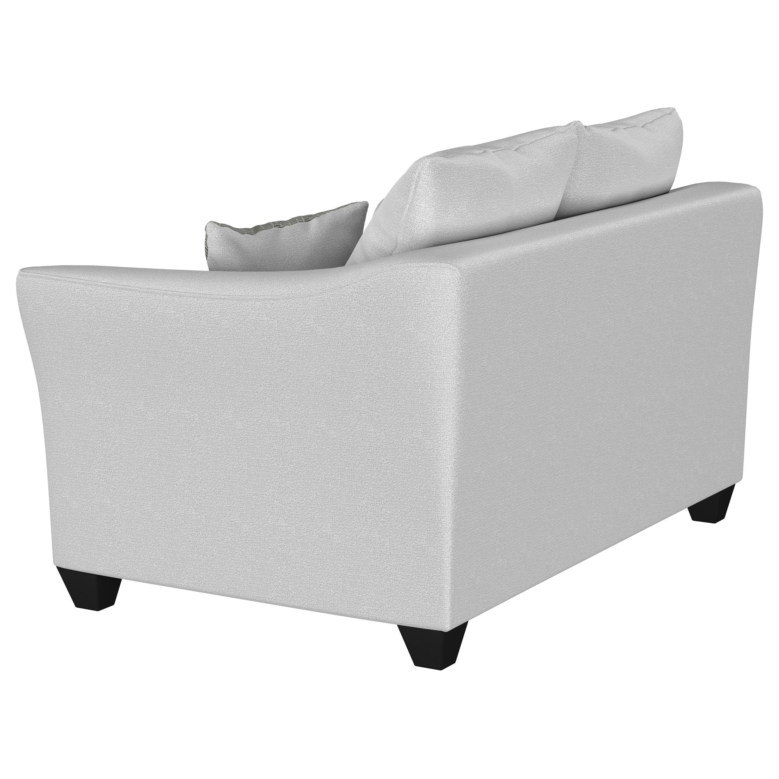 Salizar Sand Upholstered 3-Piece Track Arm Fabric Sofa Set from Coaster - Luna Furniture