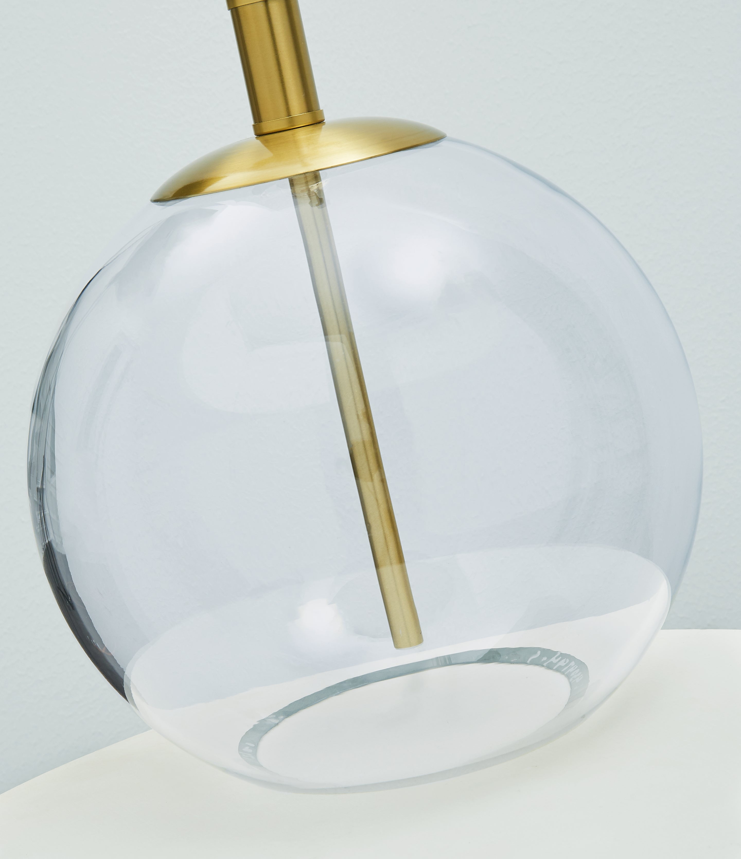 Samder Clear/Brass Finish Table Lamp (Set of 2) - L430744X2