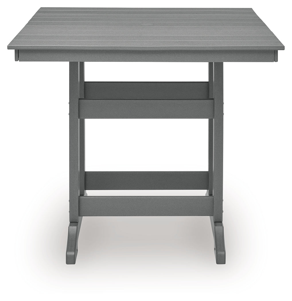 Sanctuary Beach Dark Gray Outdoor Counter Height Dining Table - PCP227-632