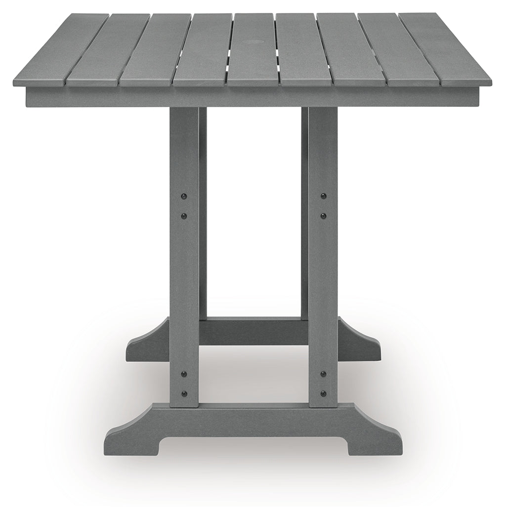 Sanctuary Beach Dark Gray Outdoor Counter Height Dining Table - PCP227-632