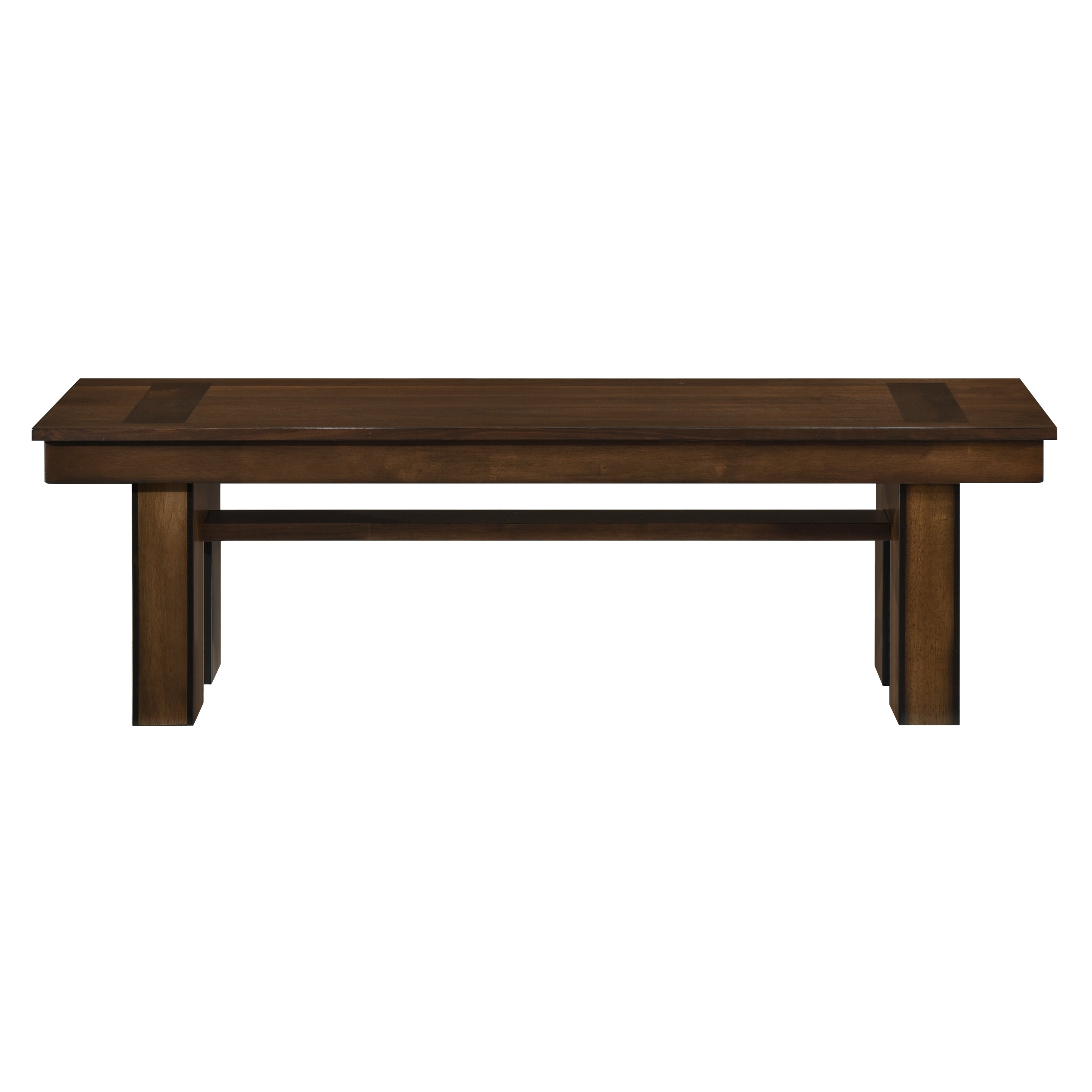 Sedley Walnut/Rustic Black 6pc set (TABLE + 4 SIDE CHAIRS + 1 BENCH) - 5415RF-78*6