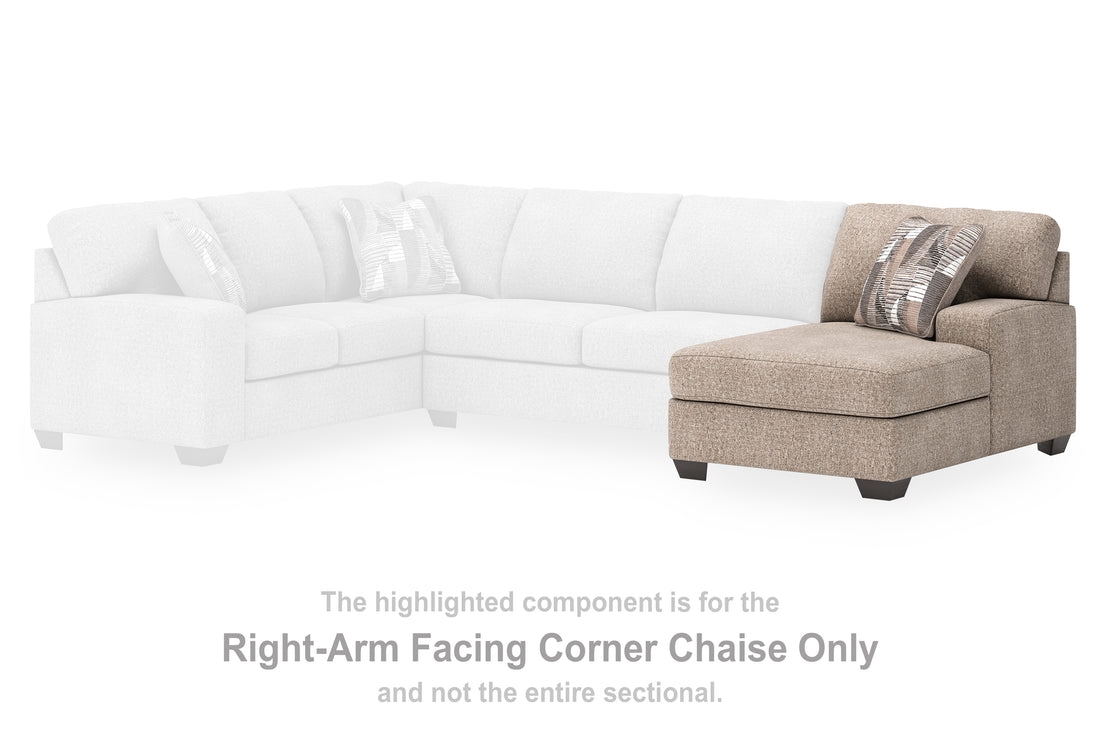 Seyler Lane Hemp Right-Arm Facing Corner Chaise - 4840417