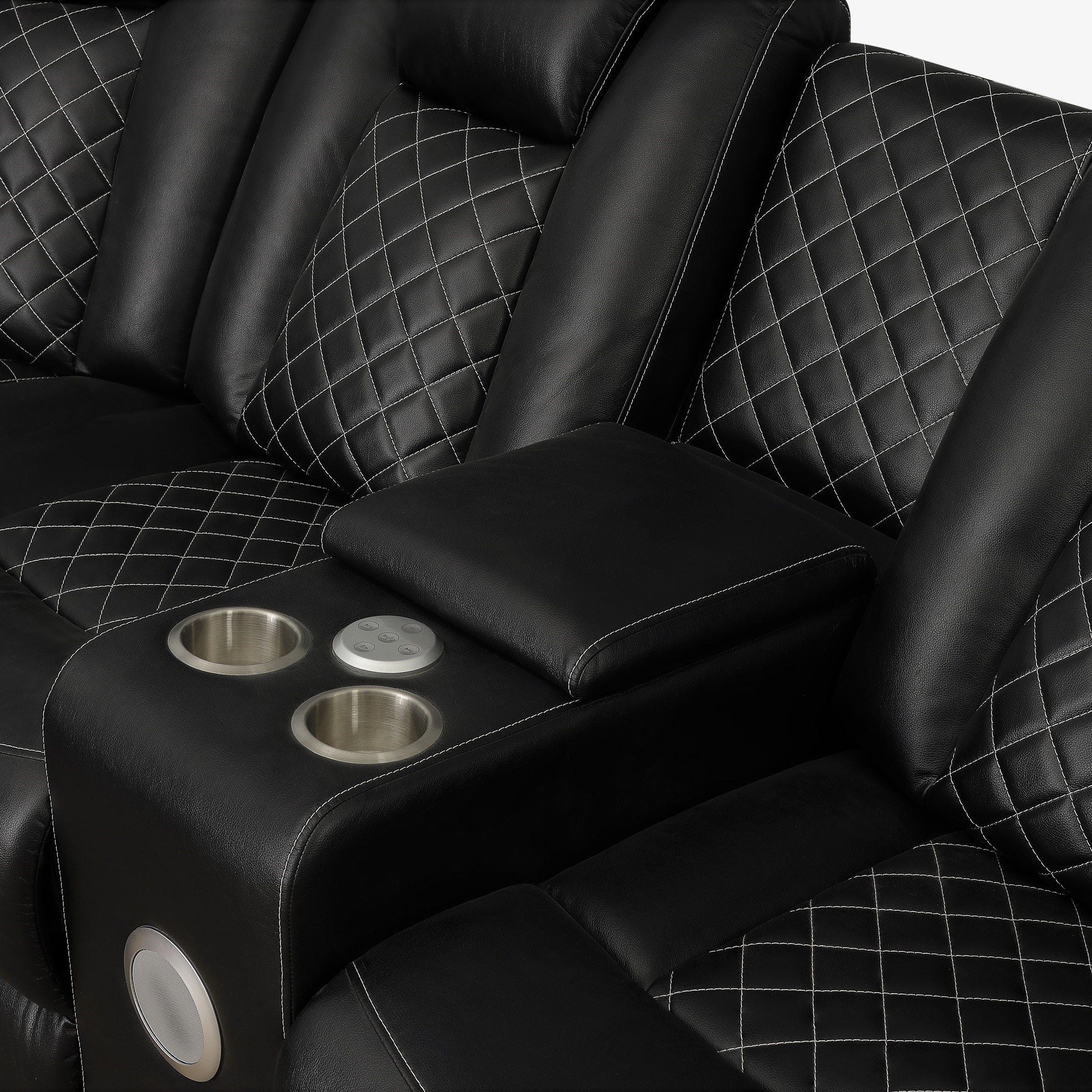 SH8895BLK*SC (3)3-PIECE RECLINING SECTIONAL - SH8895BLK*SC - Bien Home Furniture & Electronics