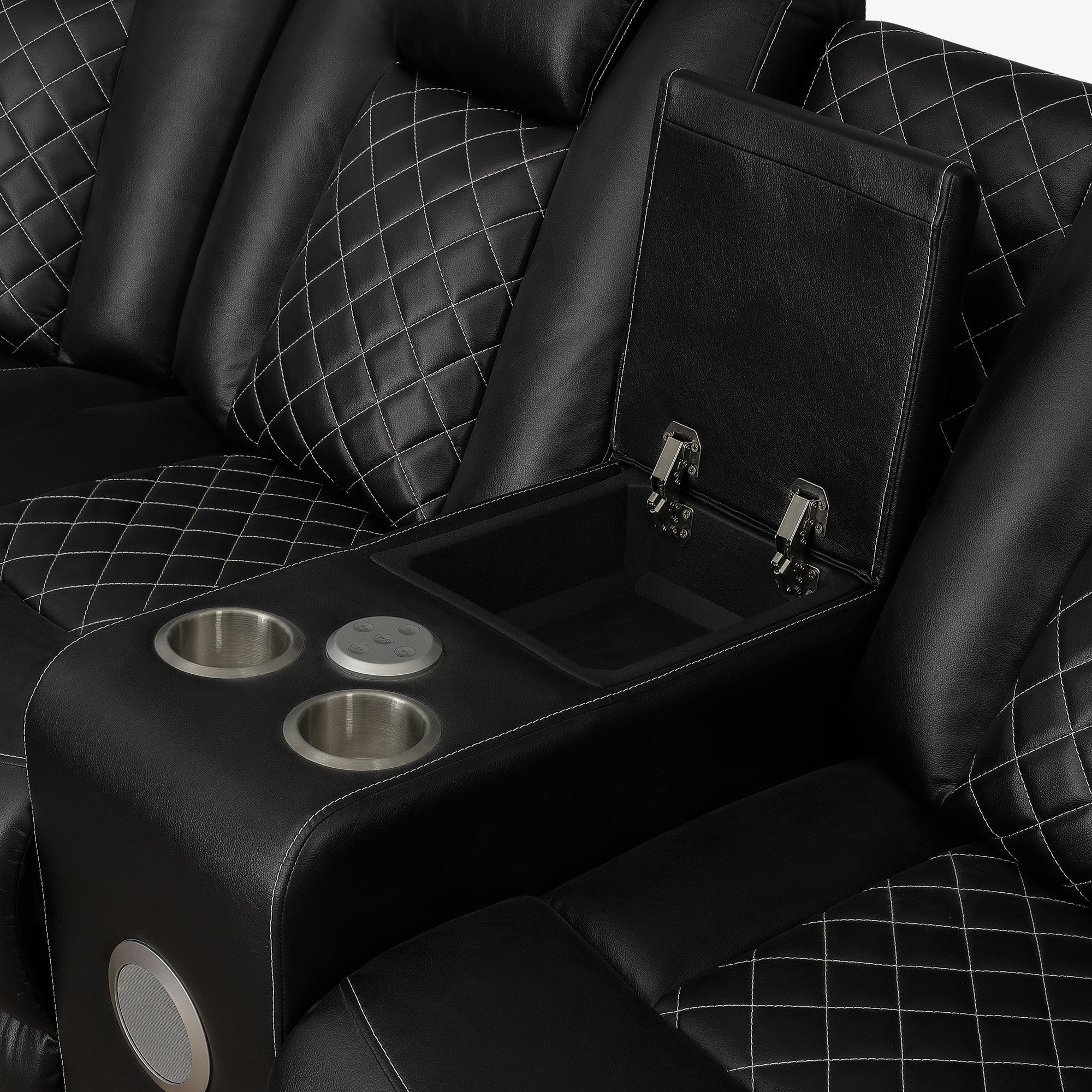 SH8895BLK*SC (3)3-PIECE RECLINING SECTIONAL - SH8895BLK*SC - Bien Home Furniture & Electronics