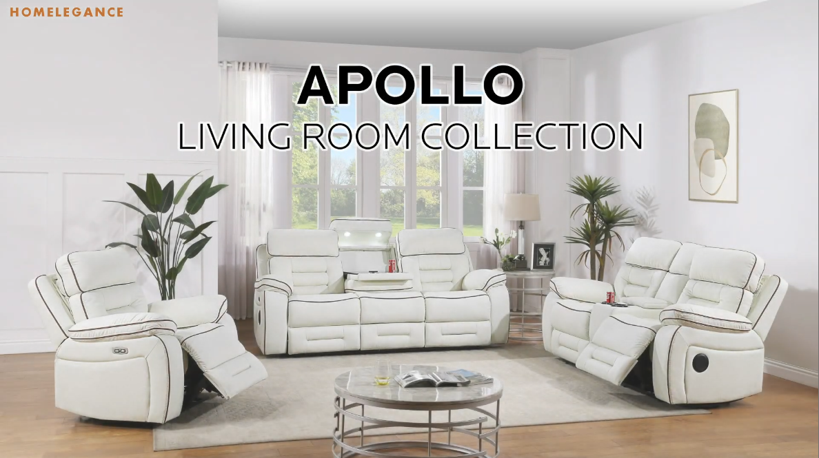 SH8898WHT*3 3PC SET: SOFA, LOVE, CHAIR - SH8898WHT*3