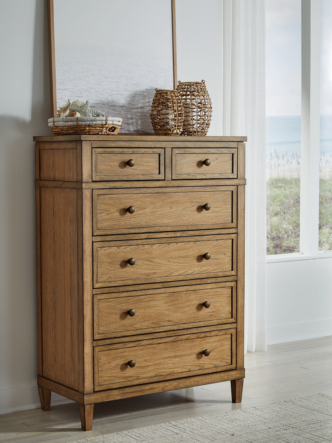 Sharlance Brown Chest of Drawers - B895-46
