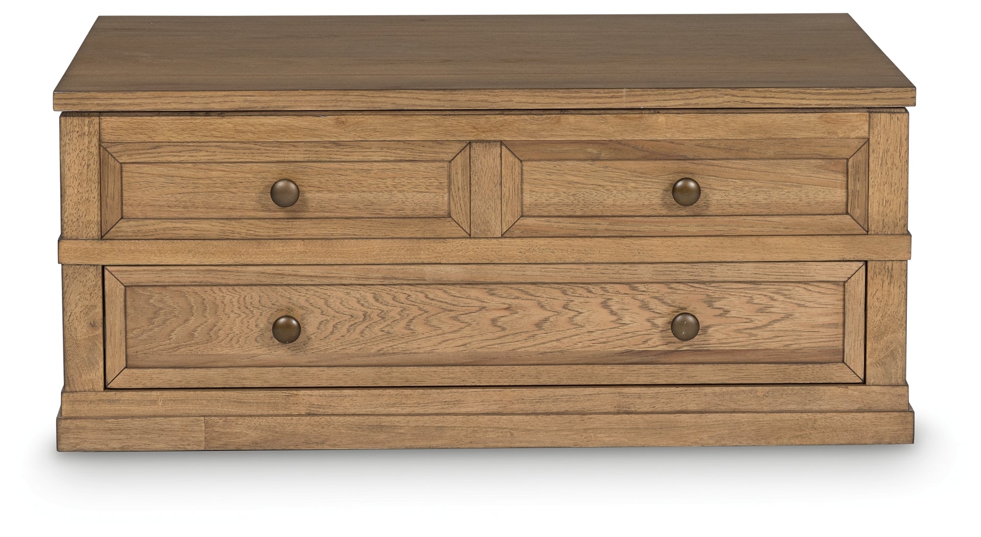 Sharlance Light Brown Lift-Top Coffee Table - T655-9