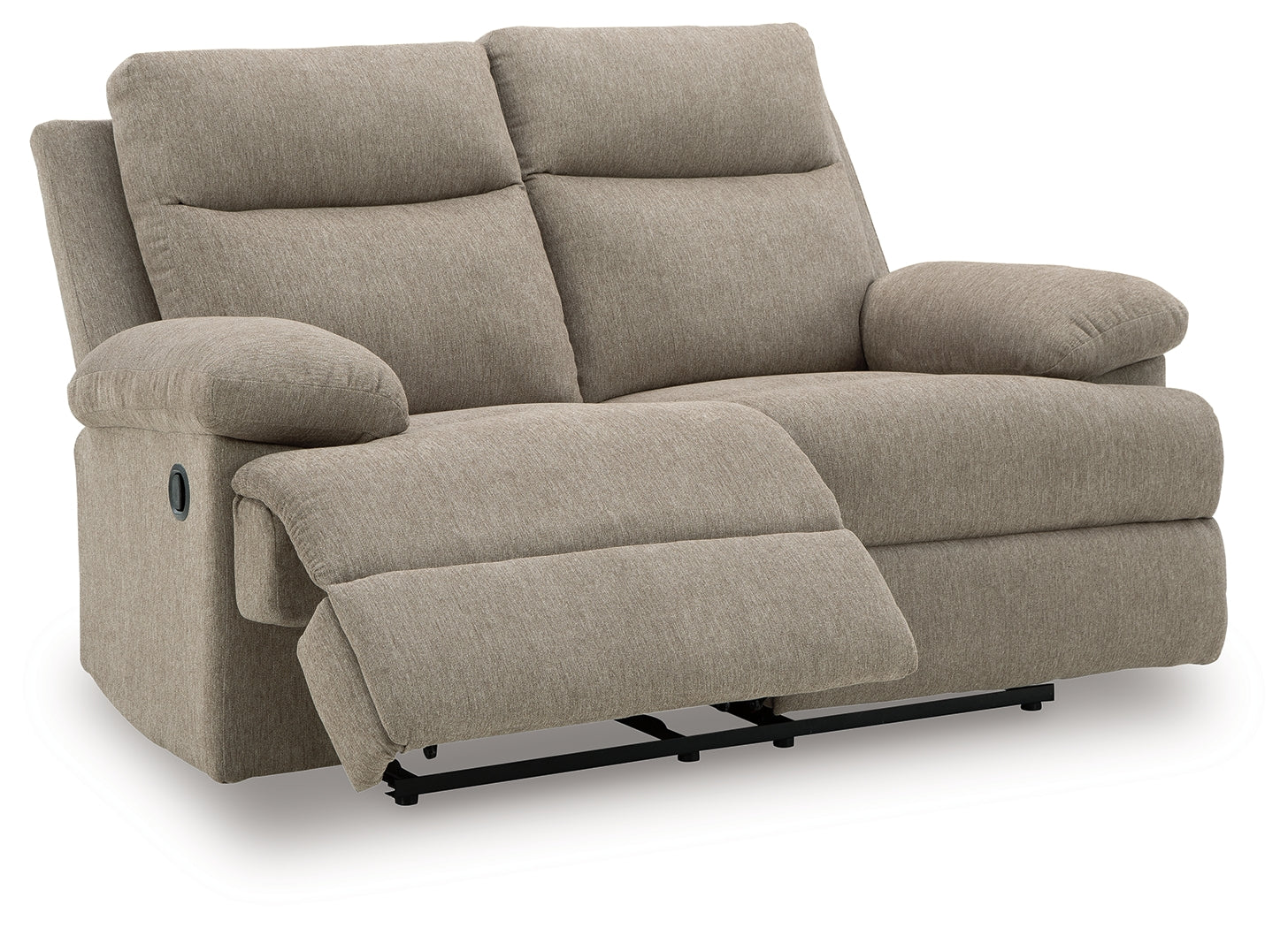 Side-Swipe Mocha Reclining Loveseat - PC9140586