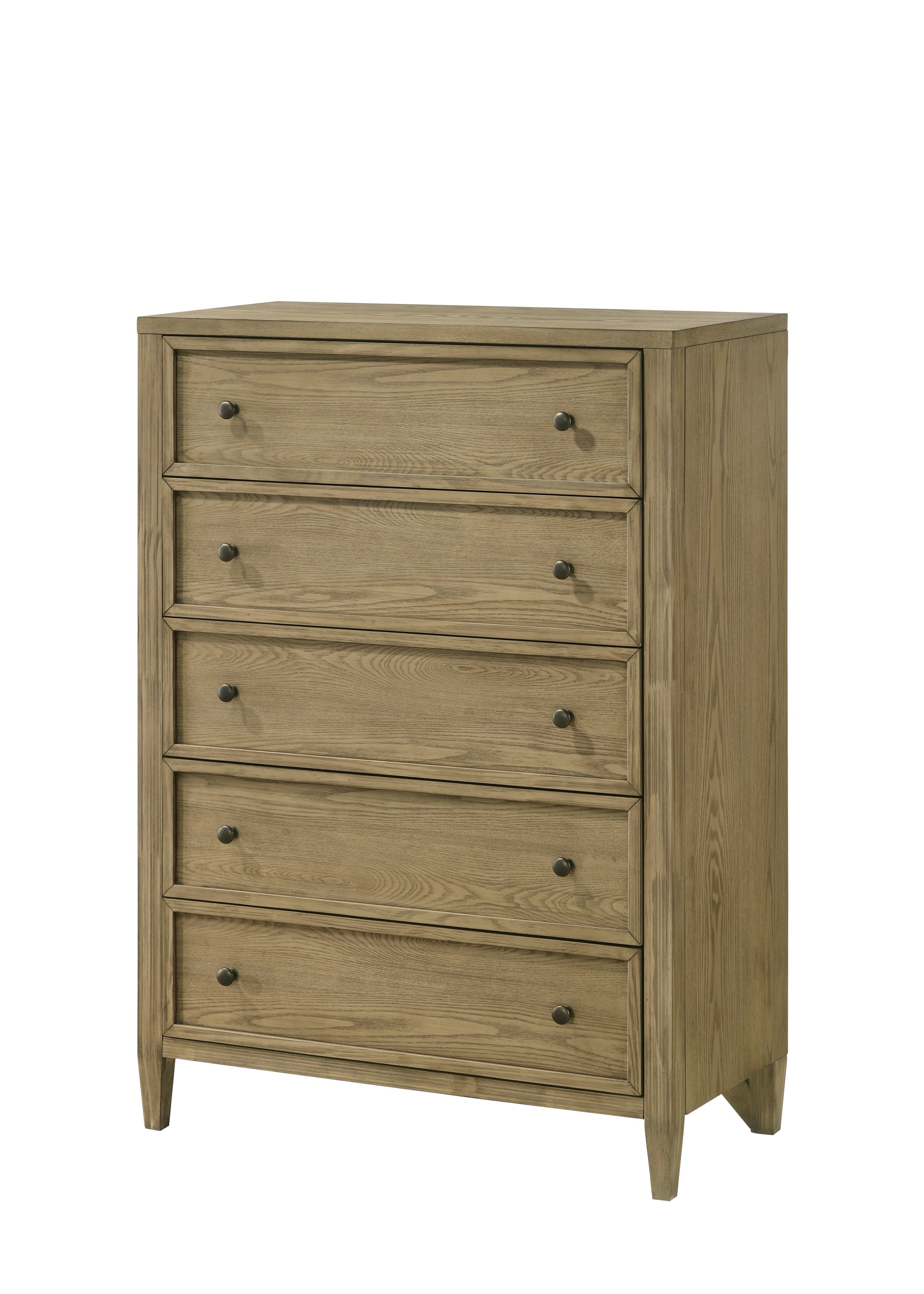 Sienna Rustic Natural Canopy Platform Bedroom Set - SET | B8250-Q-HBFB | B8250-Q-BASE | B8250-KQ-RAIL | B8250-2 | B8250-4