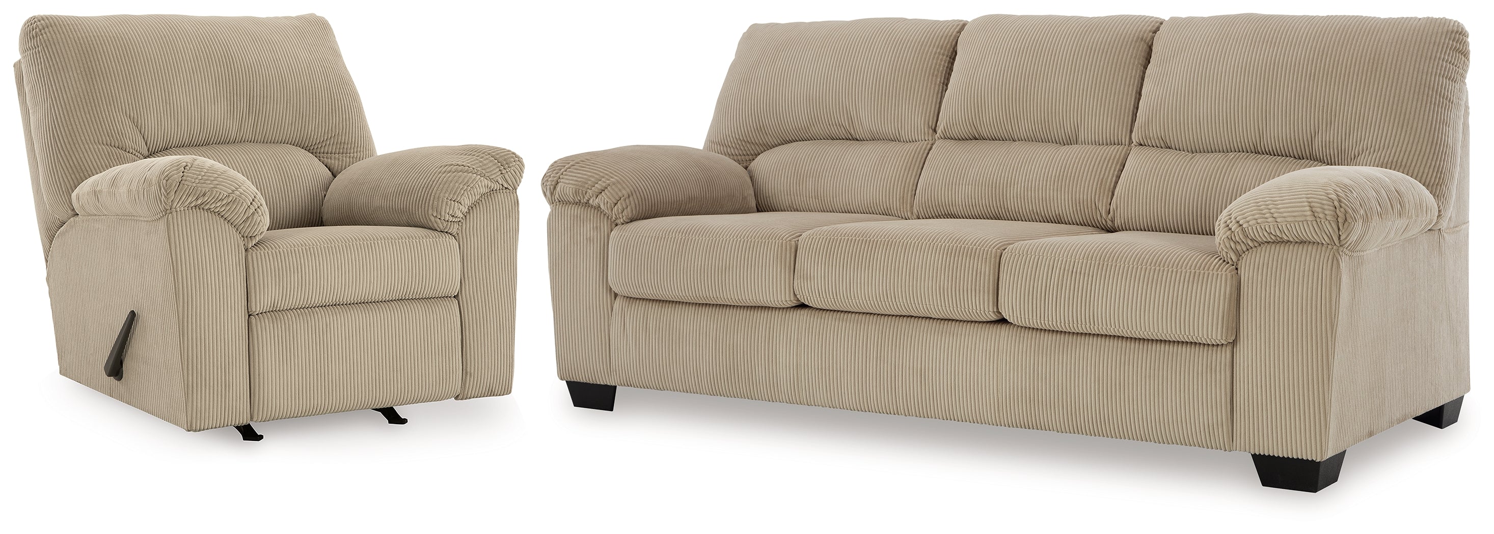 SimpleJoy Sofa and Recliner - 24203U2