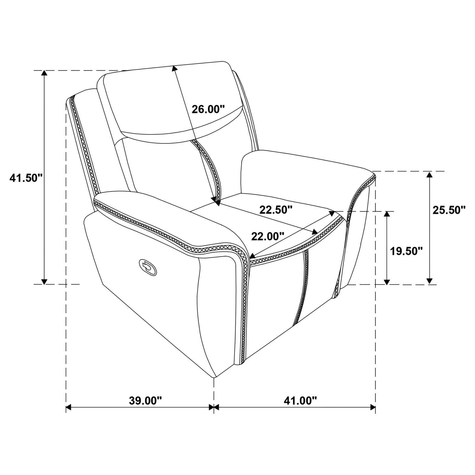 Sloane Blue 3-Piece Upholstered Motion Reclining Sofa Set from Coaster - Luna Furniture