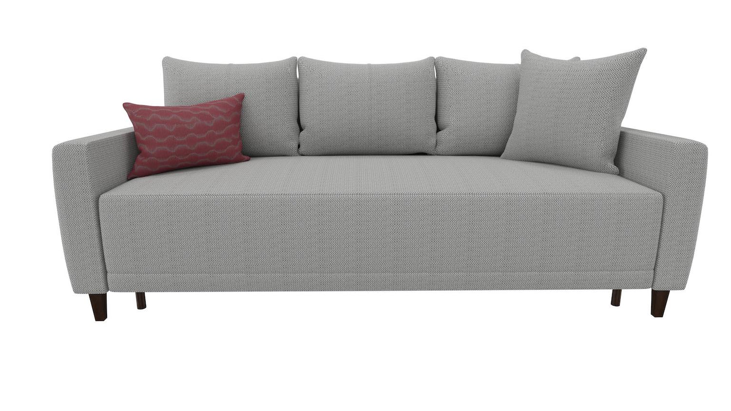 Smart Bolzoni Dark Gray 3-Seater Sofa Bed with Storage - SMART 03.302 .0582.2832.0101.0000.17.4