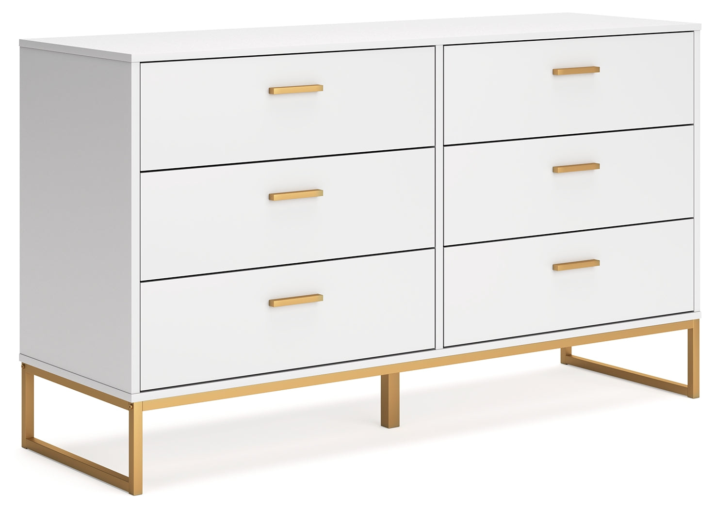 Socalle Full Panel Headboard with Dresser and Nightstand in Two-tone - PKG018897