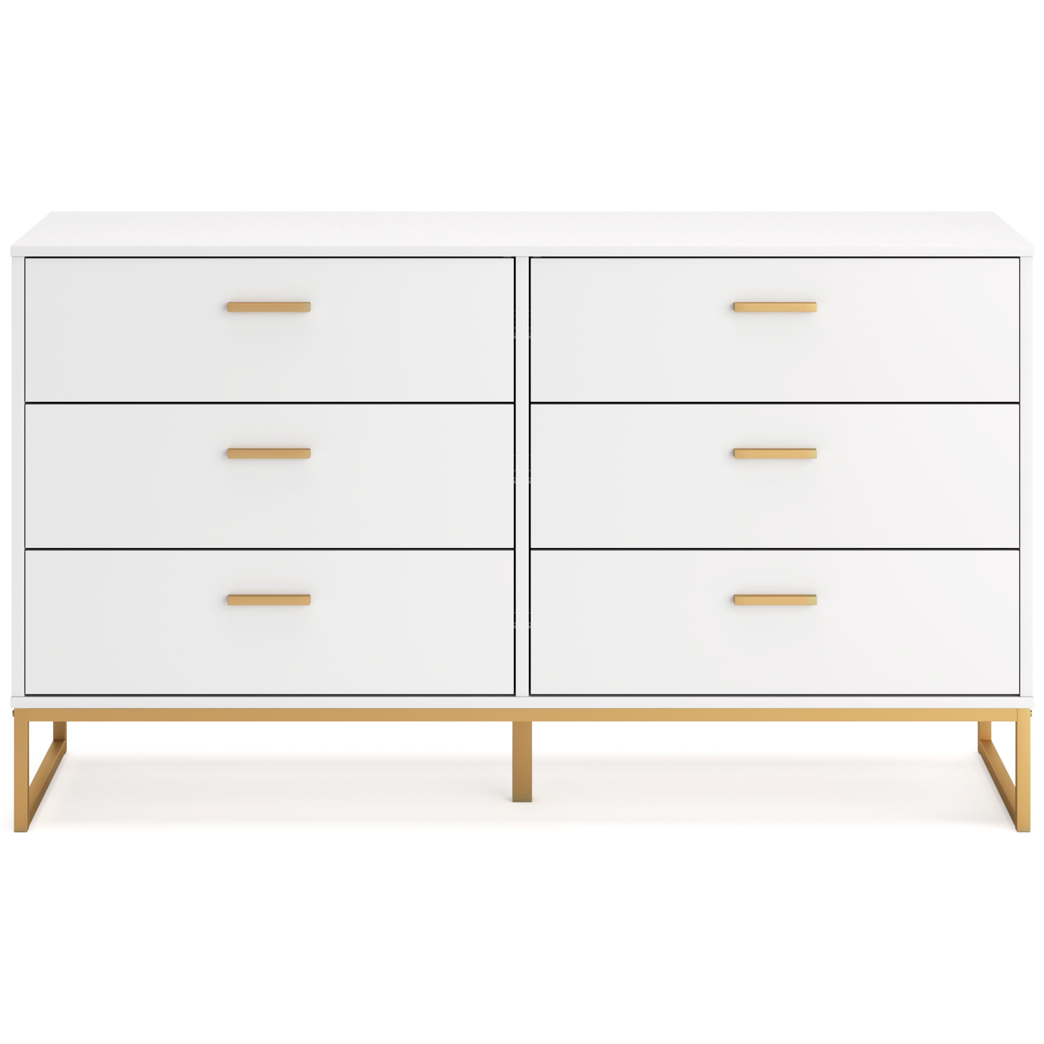 Socalle Queen Platform Bed with Dresser and 2 Nightstands in Two-tone - PKG019070