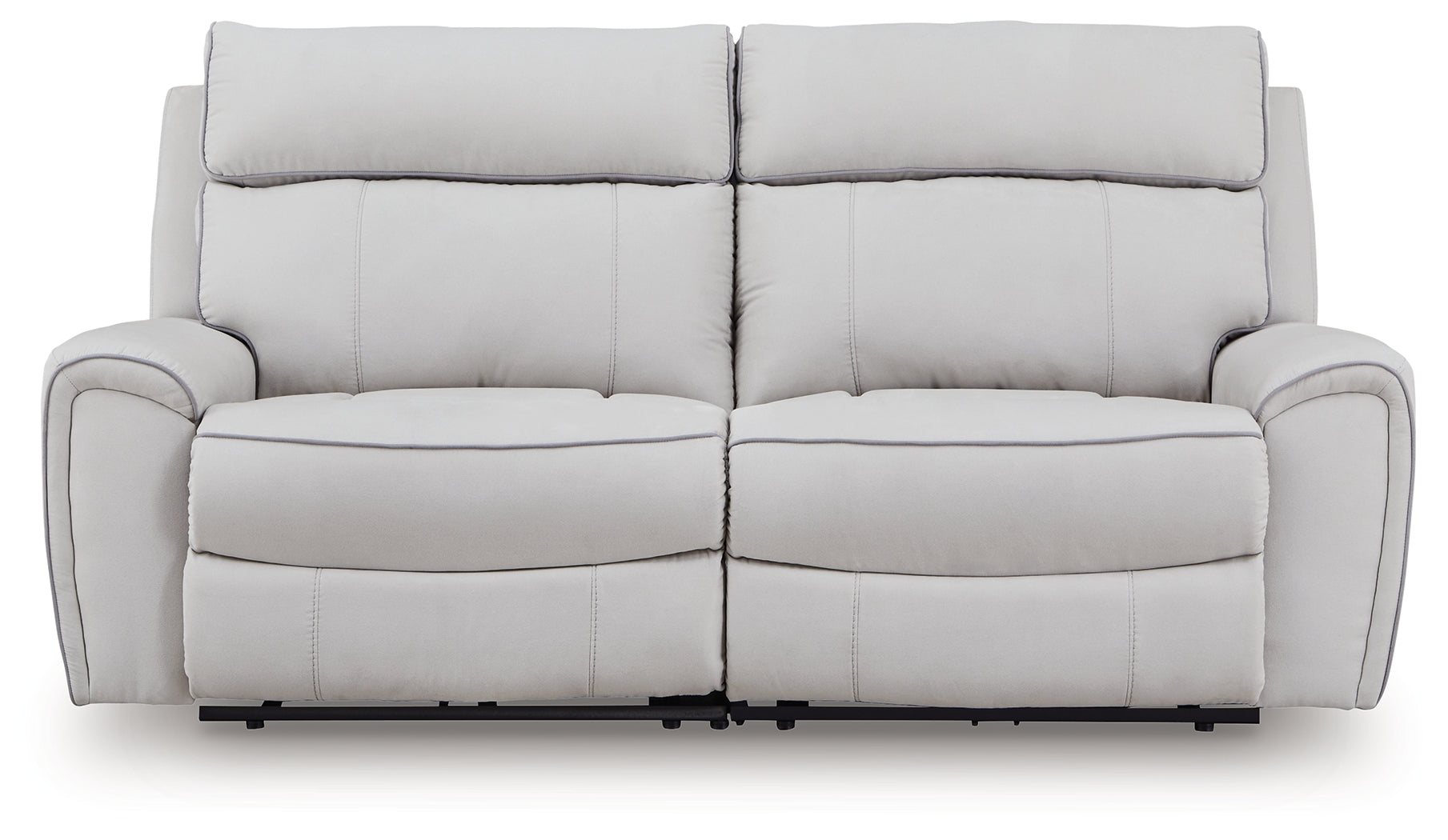 Social Pointe Pearl/Ash 2-Piece Reclining Loveseat - PC98802S21