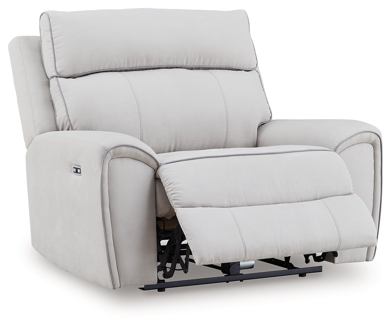 Social Pointe Pearl/Ash Power Recliner - PC9880282