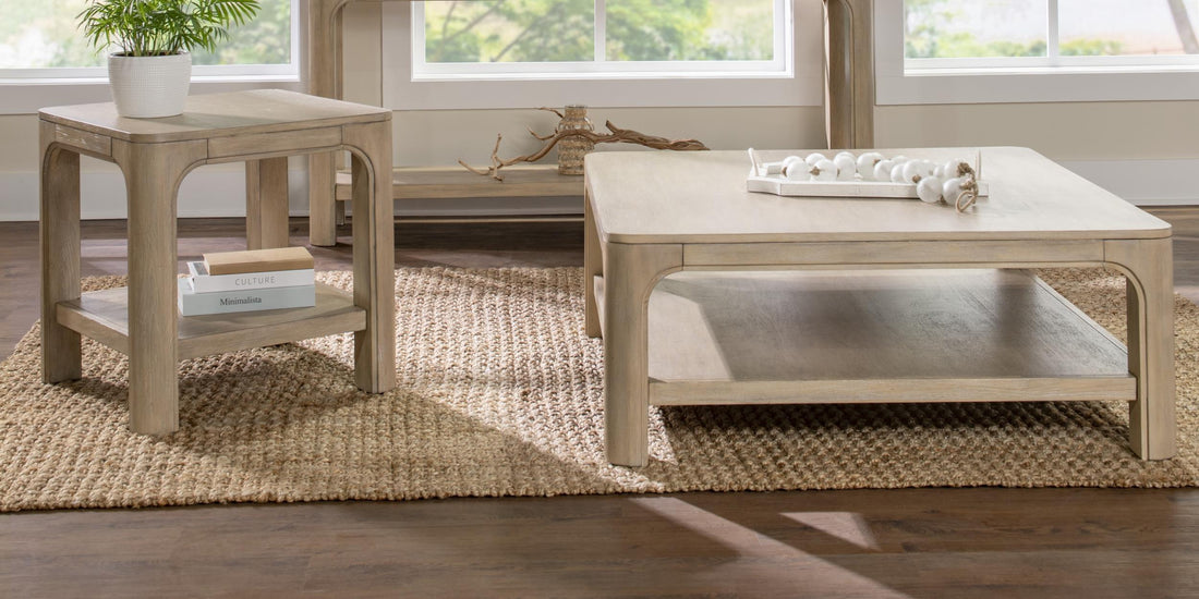 Solano 2-piece Square Coffee Table Set Weathered Mango - 723488-S2