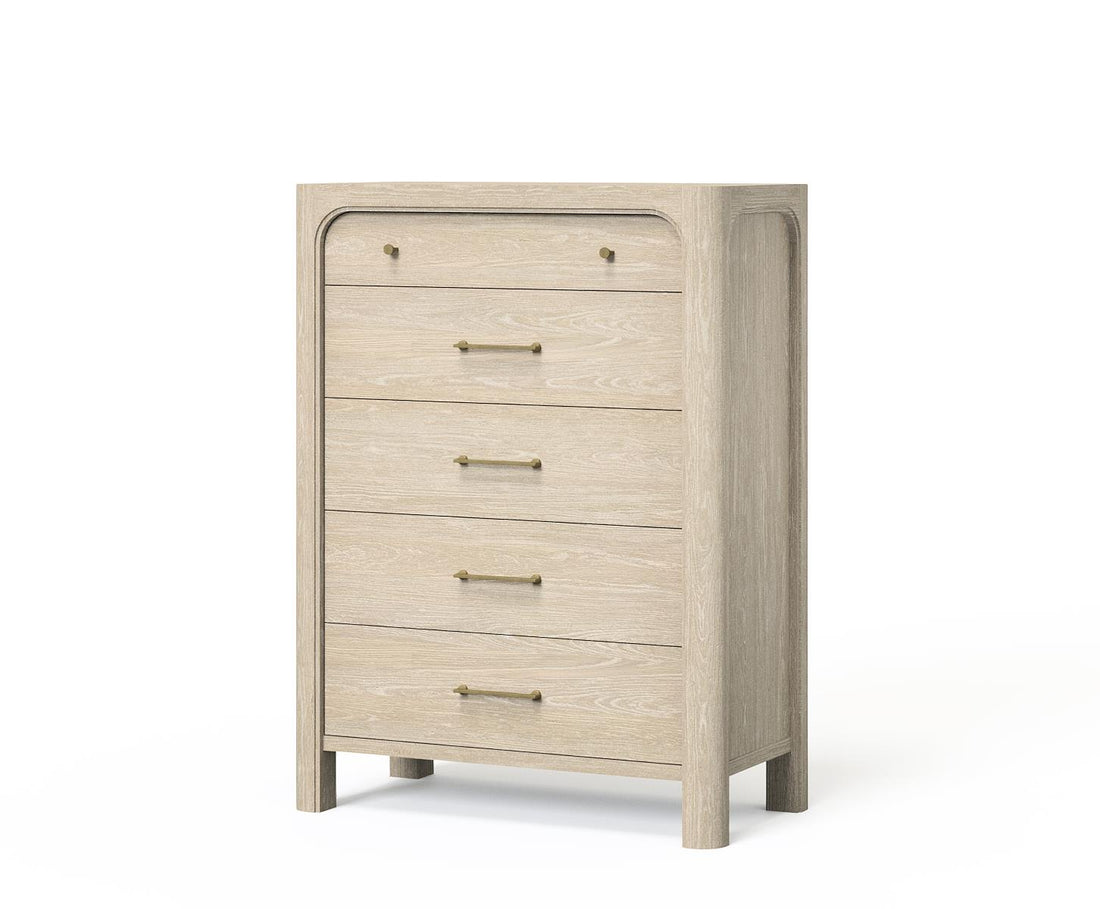 Solano 5-drawer Bedroom Chest of Drawers Weathered Mango - 222525