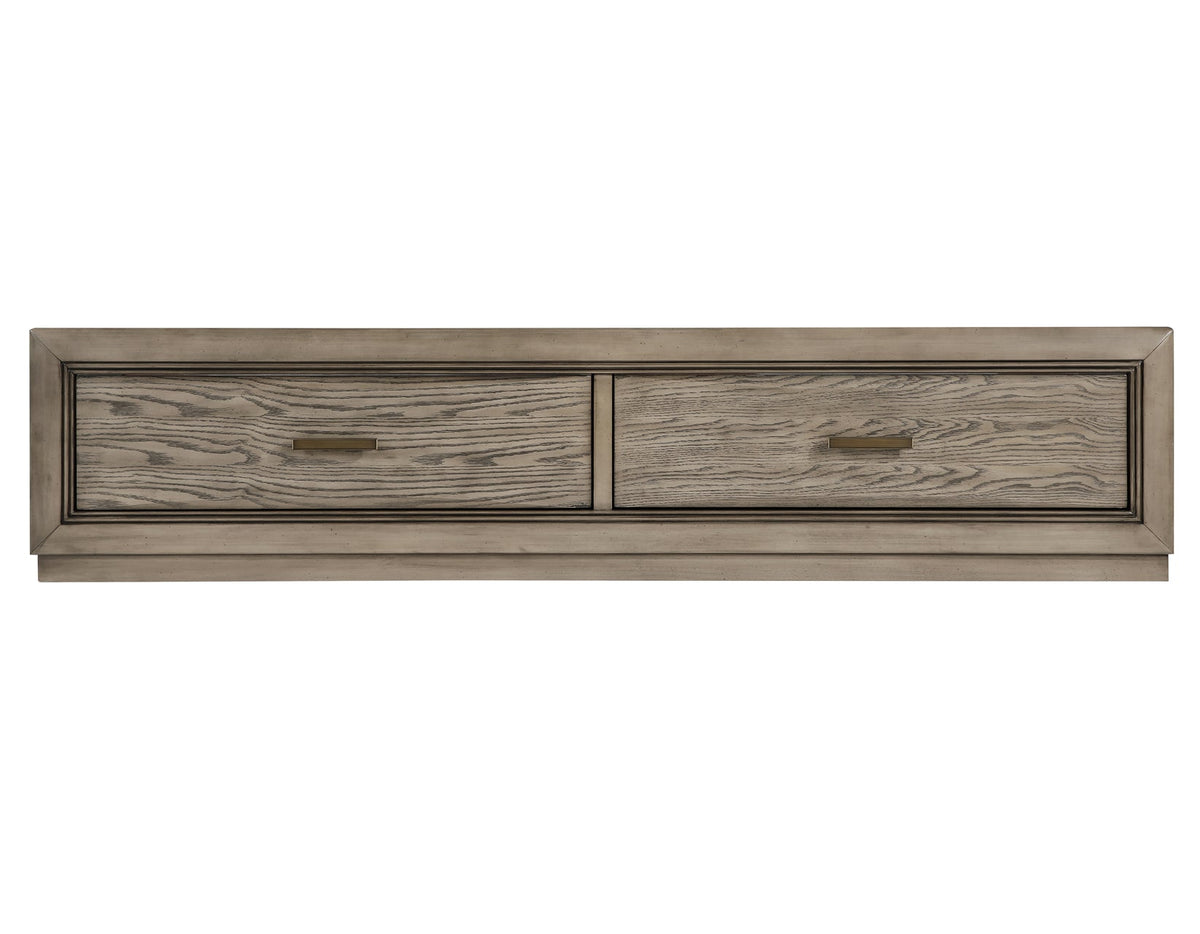 Sonoma Queen 2-Drawer Storage Footboard With 13 Slat Foundation