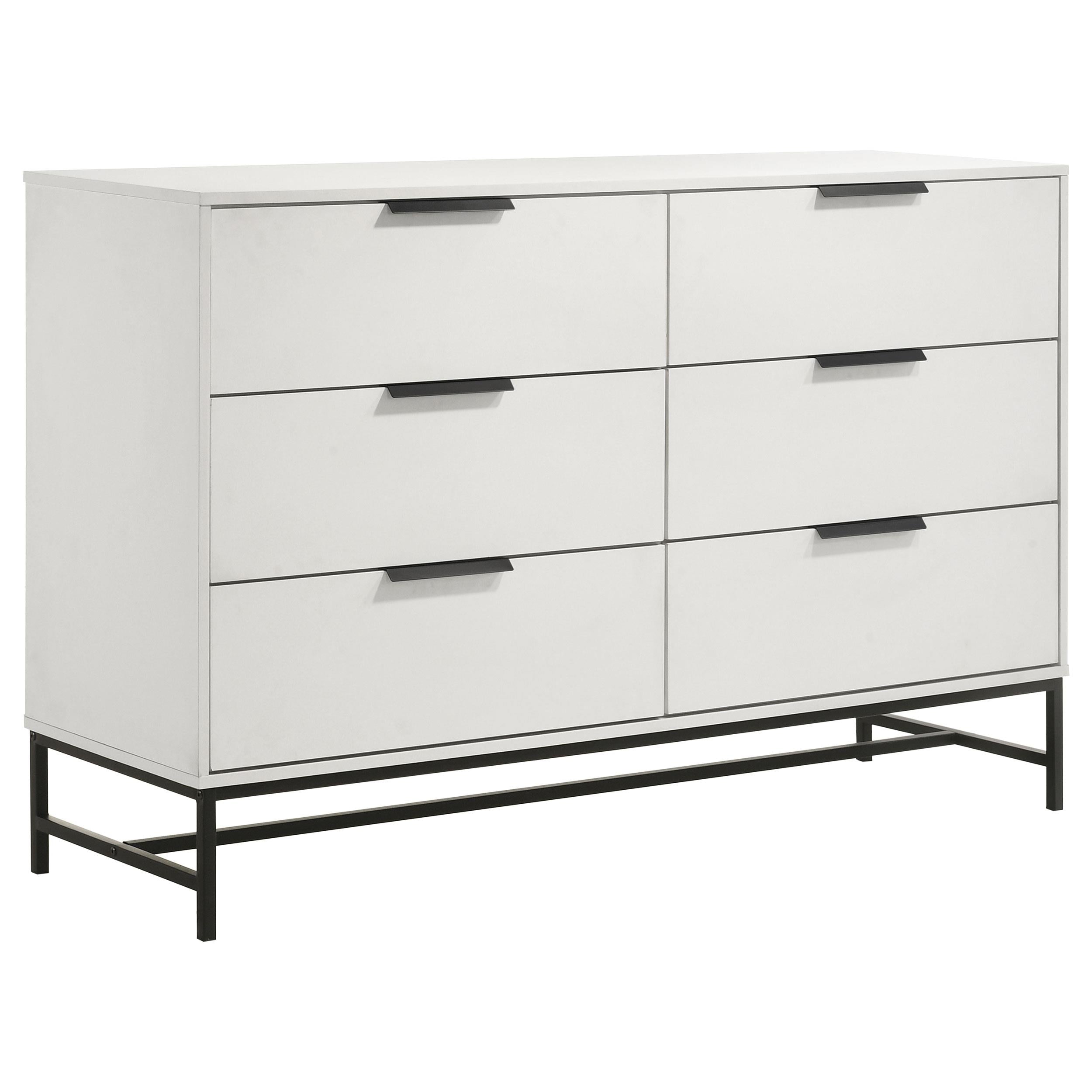 Sonora 4-piece Eastern King Bedroom Set White - 224861KE-S4