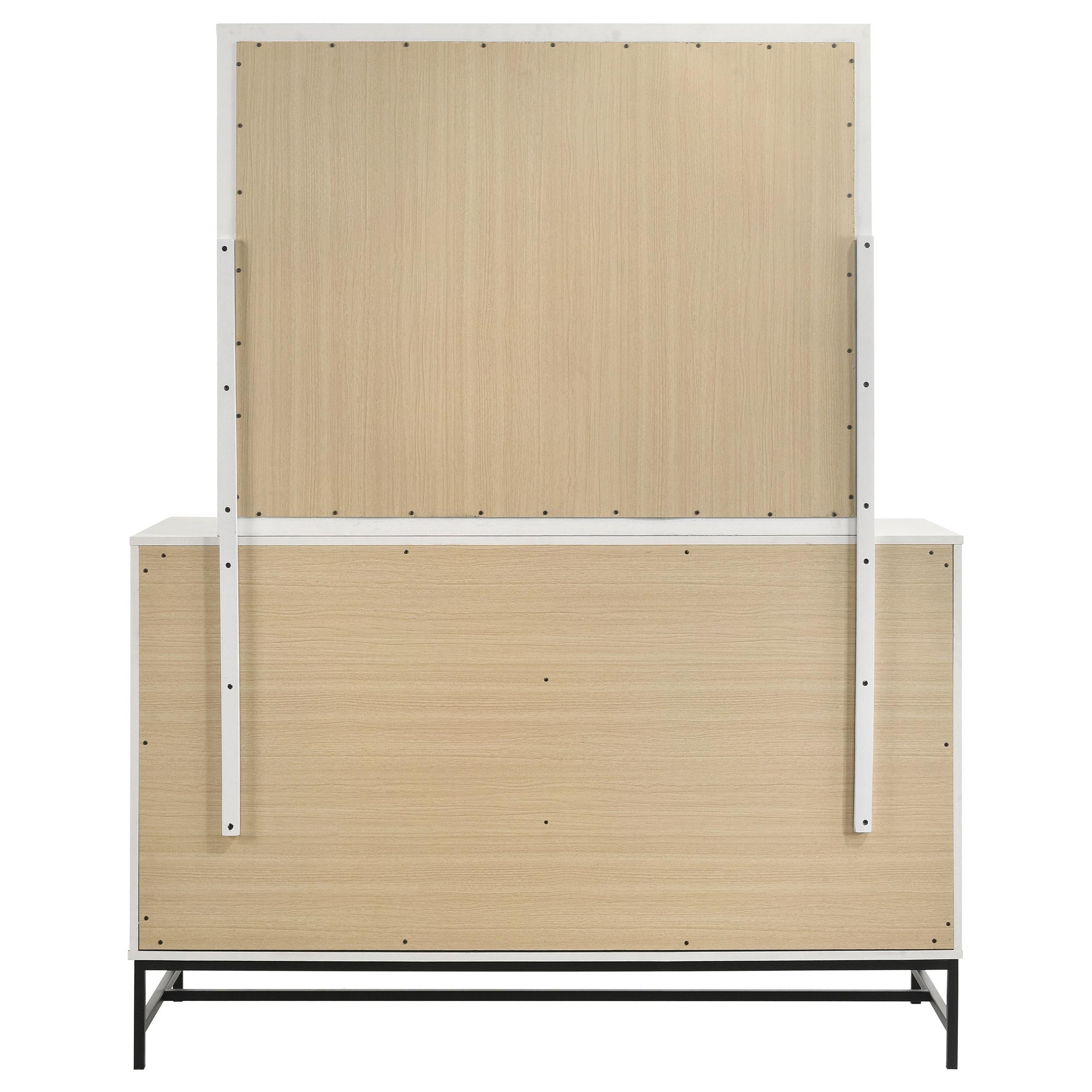 Sonora 6-drawer Dresser with Mirror White - 224863M