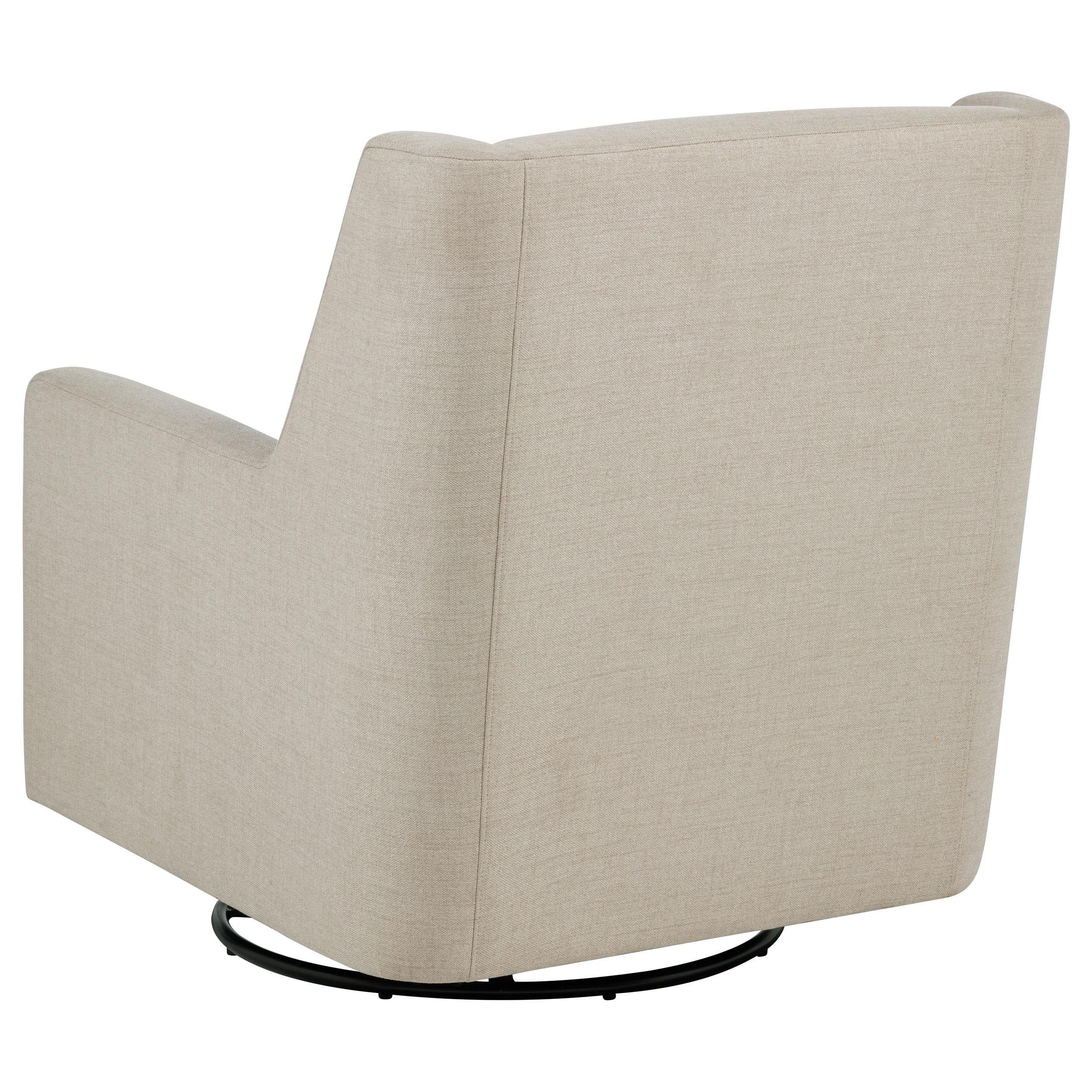 Sorrel Fabric Upholstered Swivel Glider Arm Chair Latte - 903930