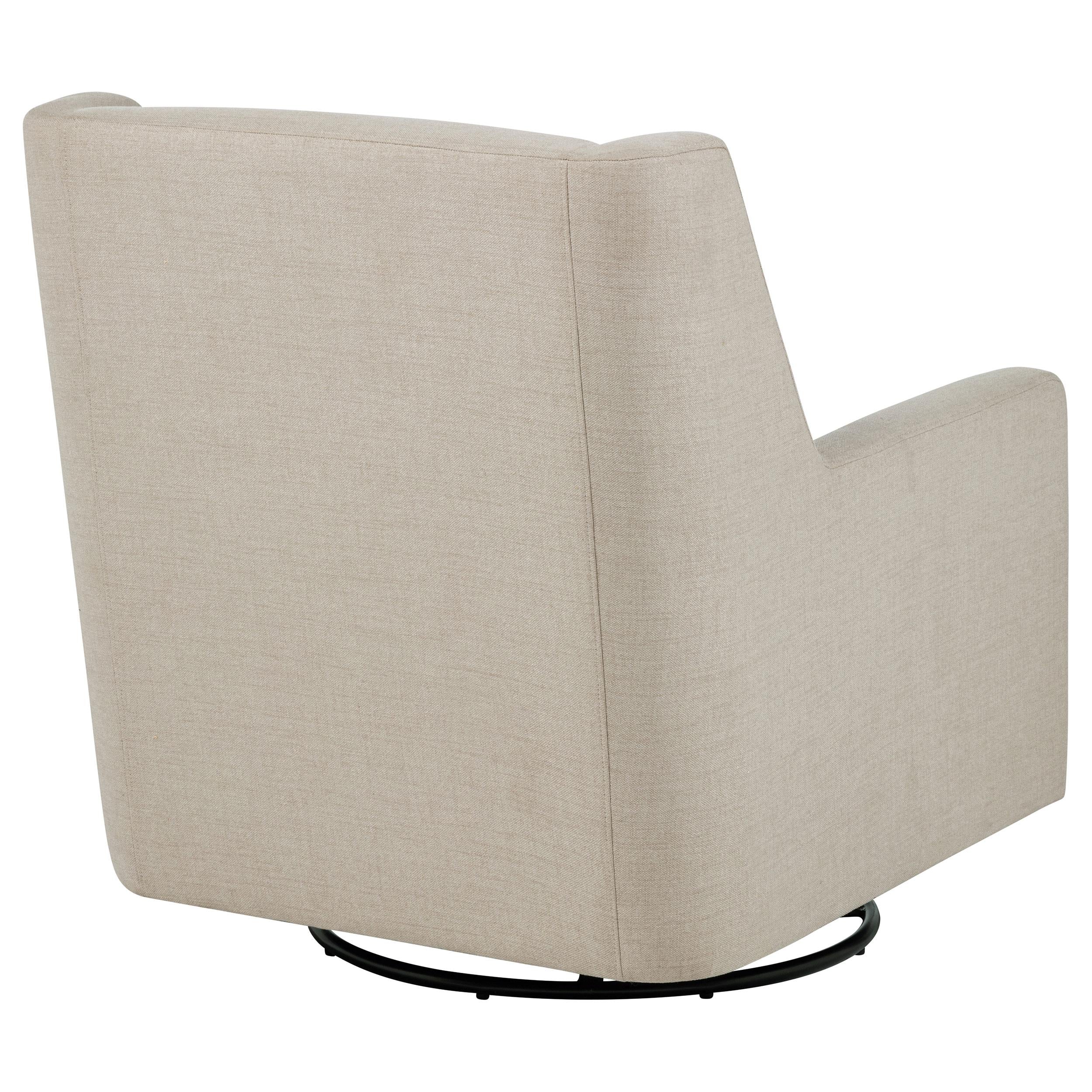 Sorrel Fabric Upholstered Swivel Glider Arm Chair Latte - 903930