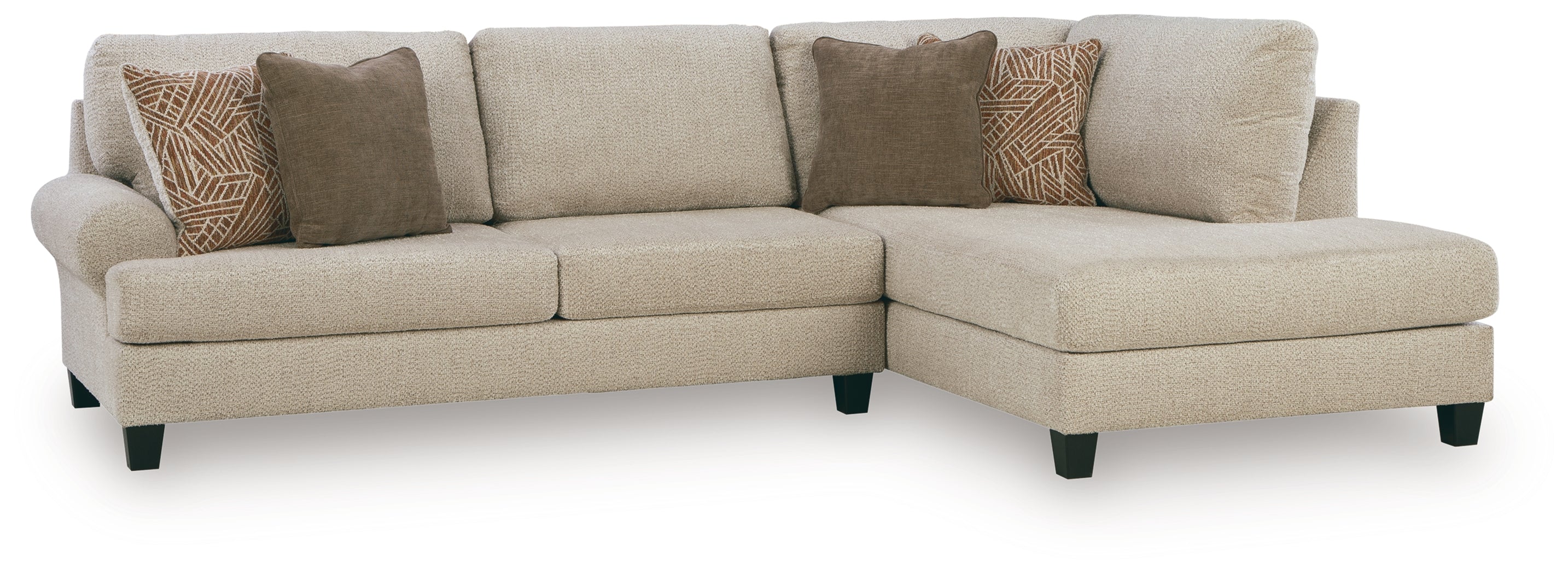 Steelwater Retreat Latte 2-Piece Sectional with Chaise - 66704S2