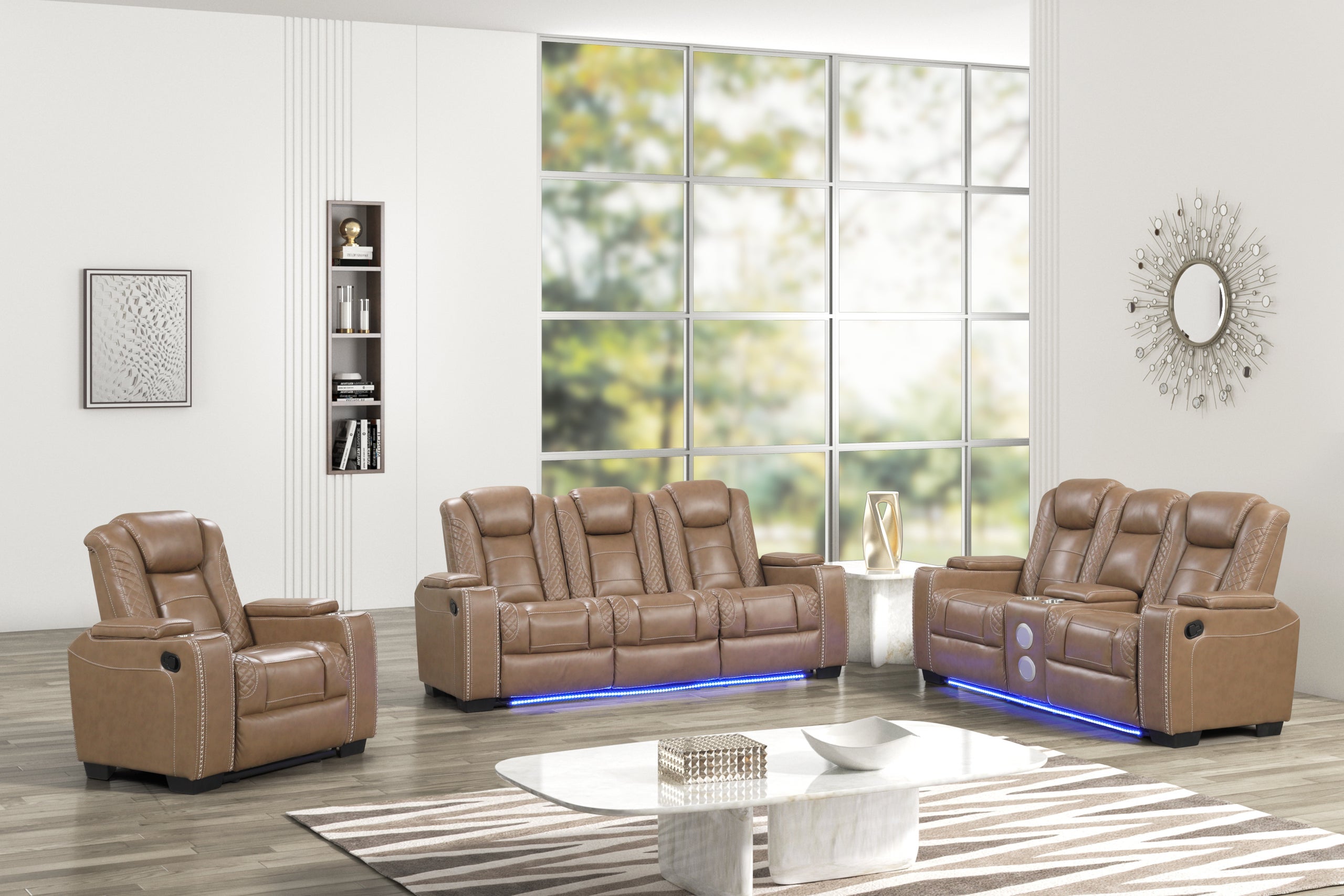 STEFANO10 3PC Reclining Set - STEFANO10