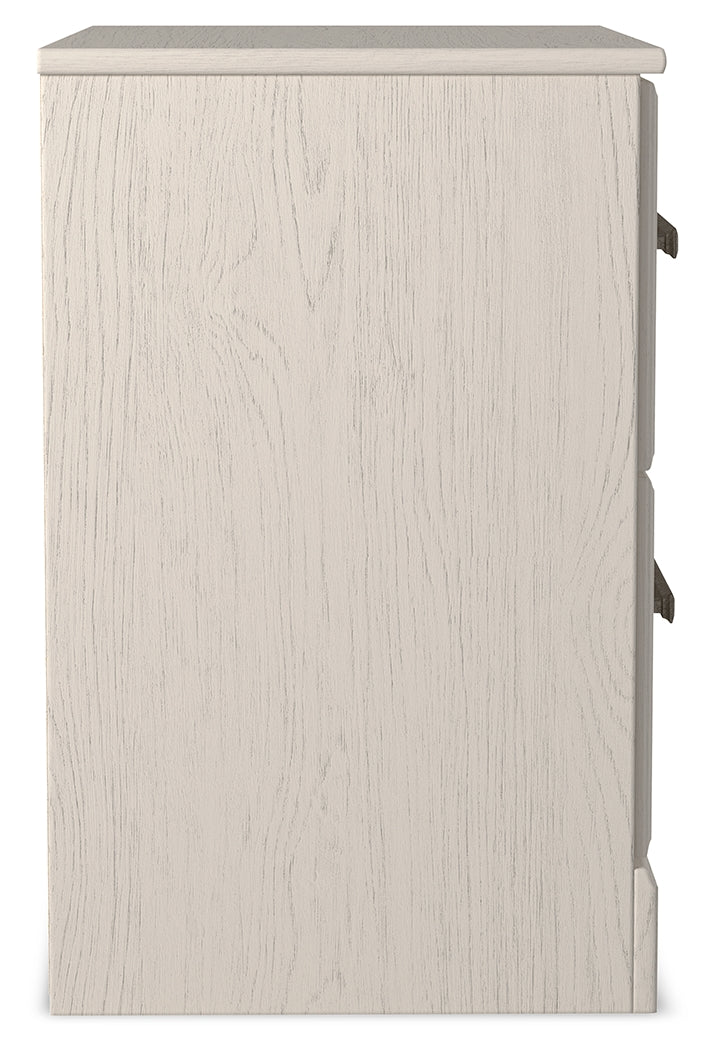 Stelsie Queen Panel Bed with Dresser and Nightstand in White from Ashley - Luna Furniture