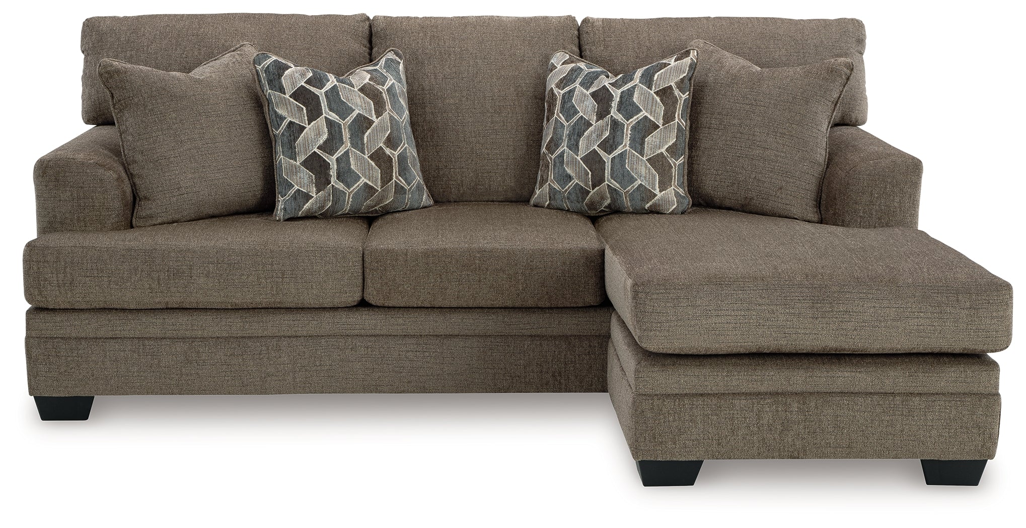 Stonemeade Sofa Chaise, Chair, and Ottoman in Nutmeg - PKG018541
