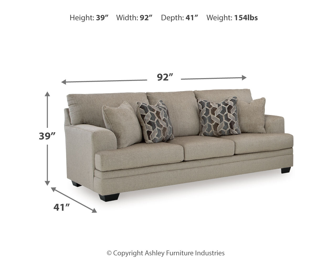 Stonemeade Taupe Sofa and Recliner - 59504U7