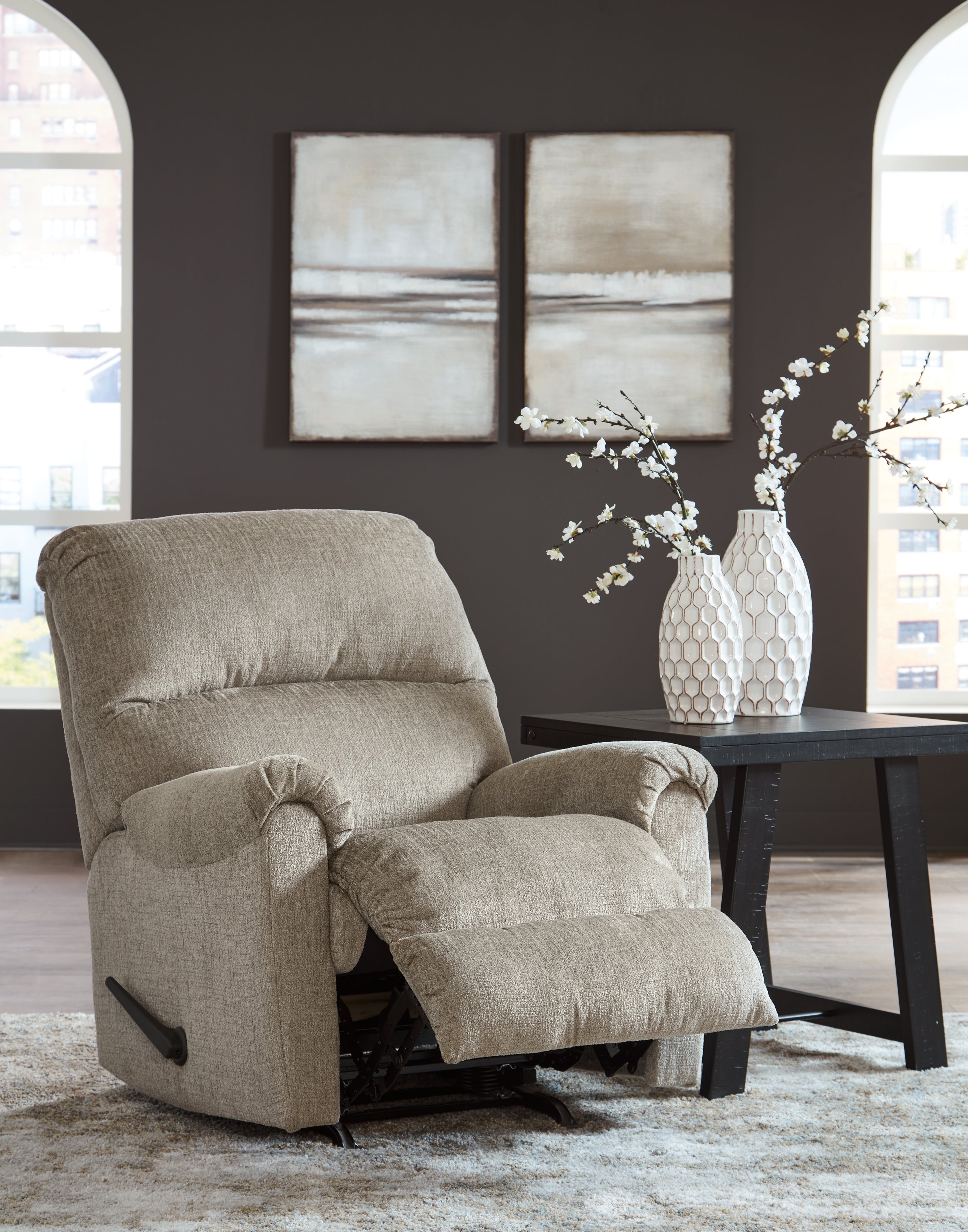 Stonemeade Taupe Sofa and Recliner - 59504U7