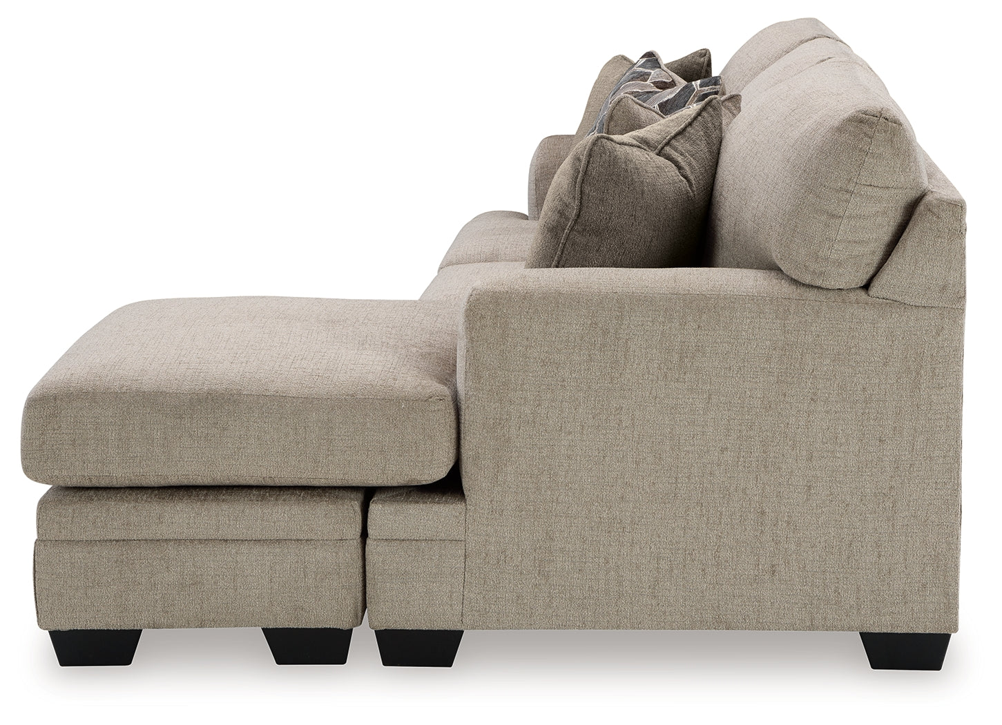 Stonemeade Taupe Sofa Chaise and Oversized Chair - 59504U6