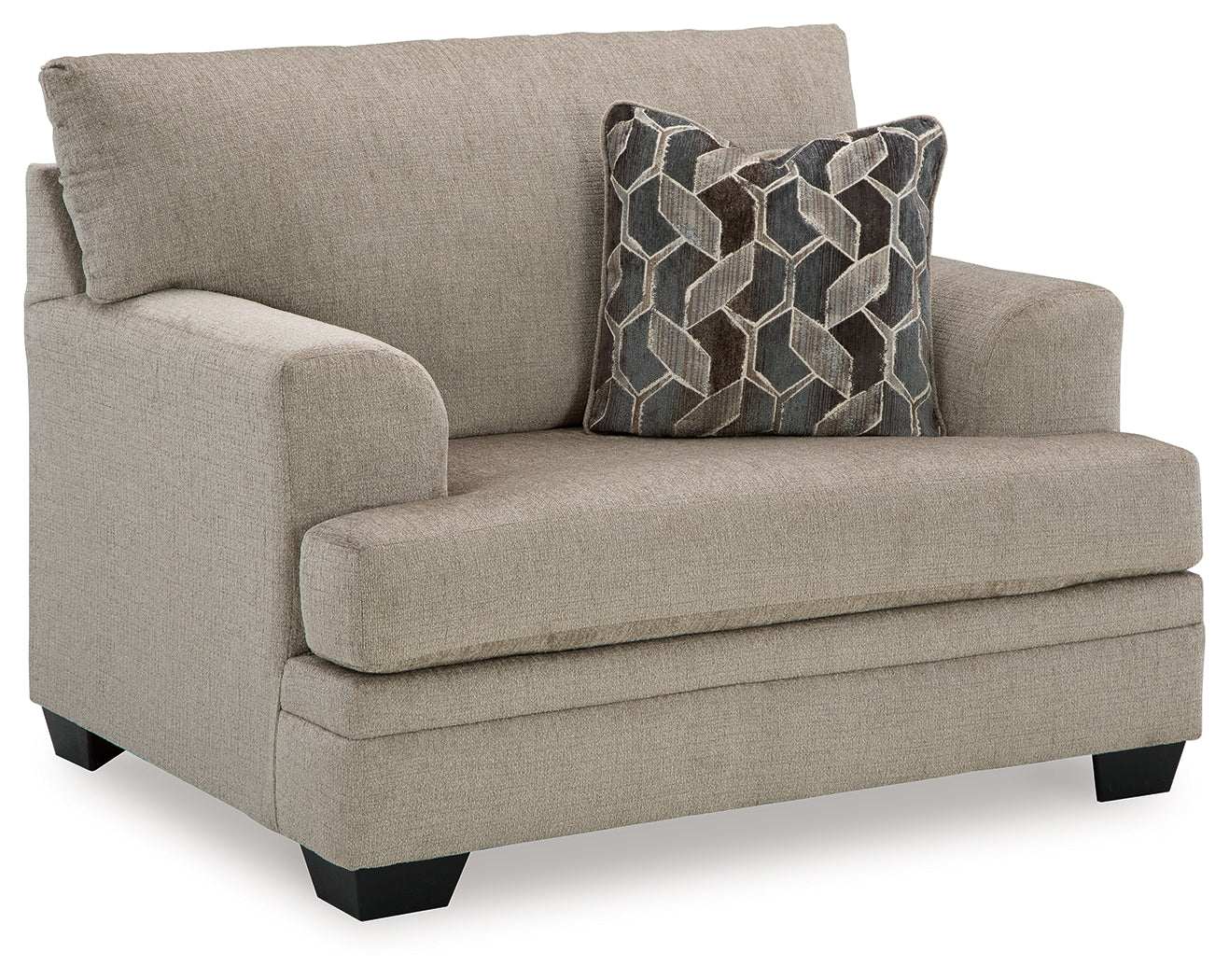 Stonemeade Taupe Sofa Chaise and Oversized Chair - 59504U6