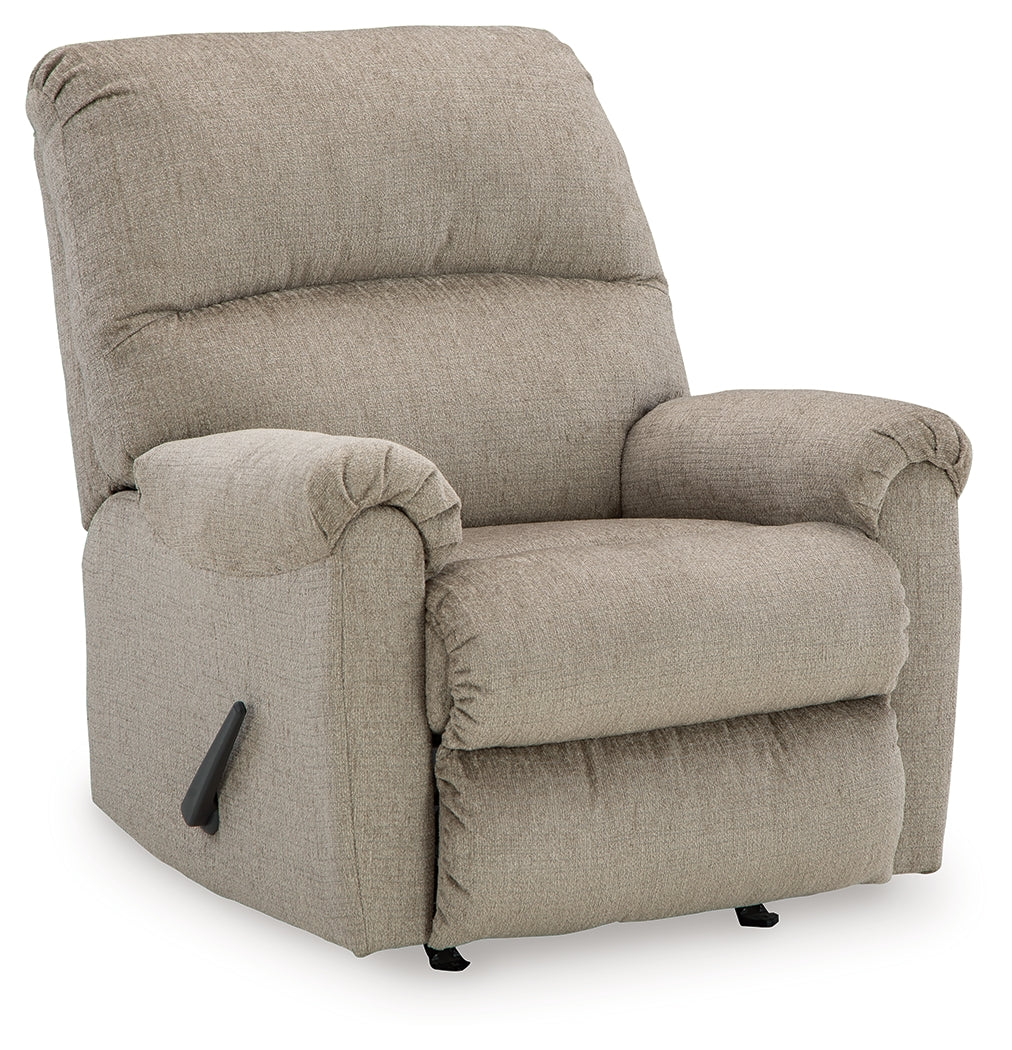 Stonemeade Taupe Sofa Chaise and Recliner - 59504U5