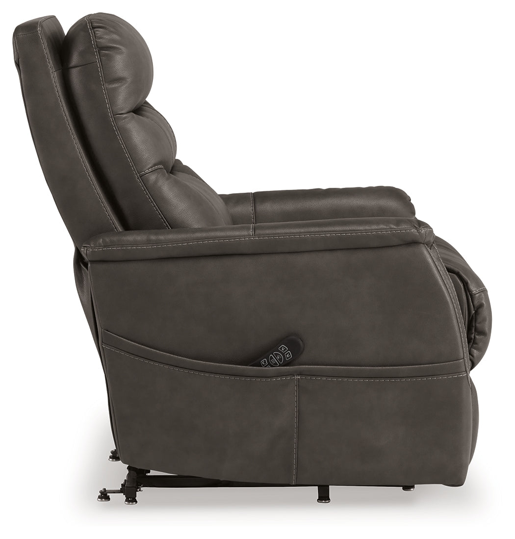 Strawbill Shadow Power Lift Recliner - 6390912