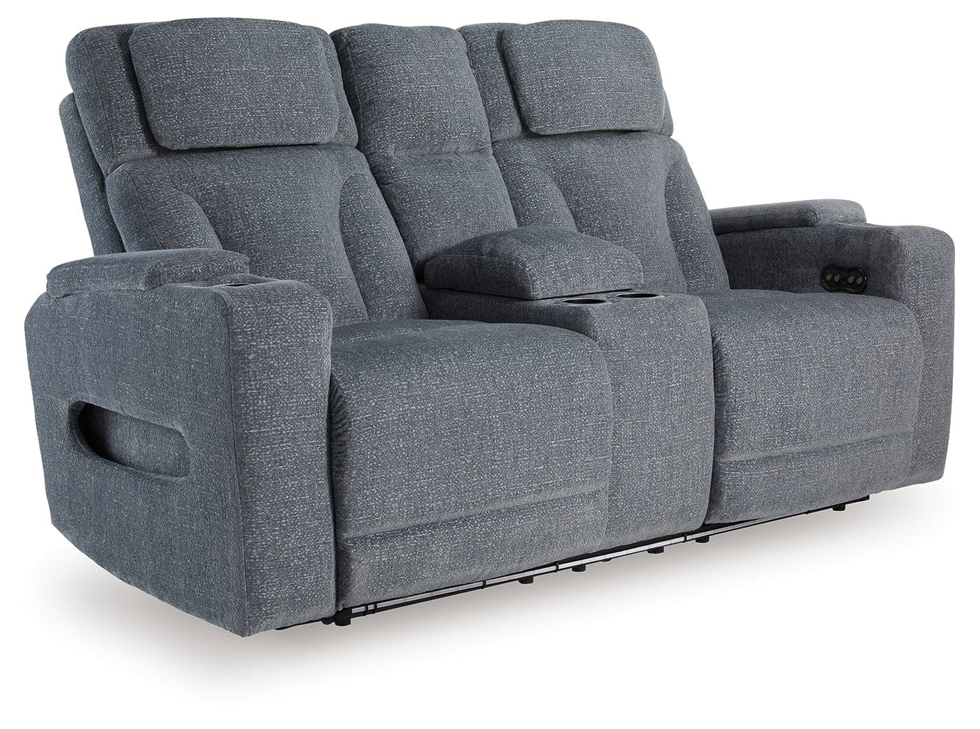 Studio Cave Steel Power Reclining Loveseat with Console - PC4980218