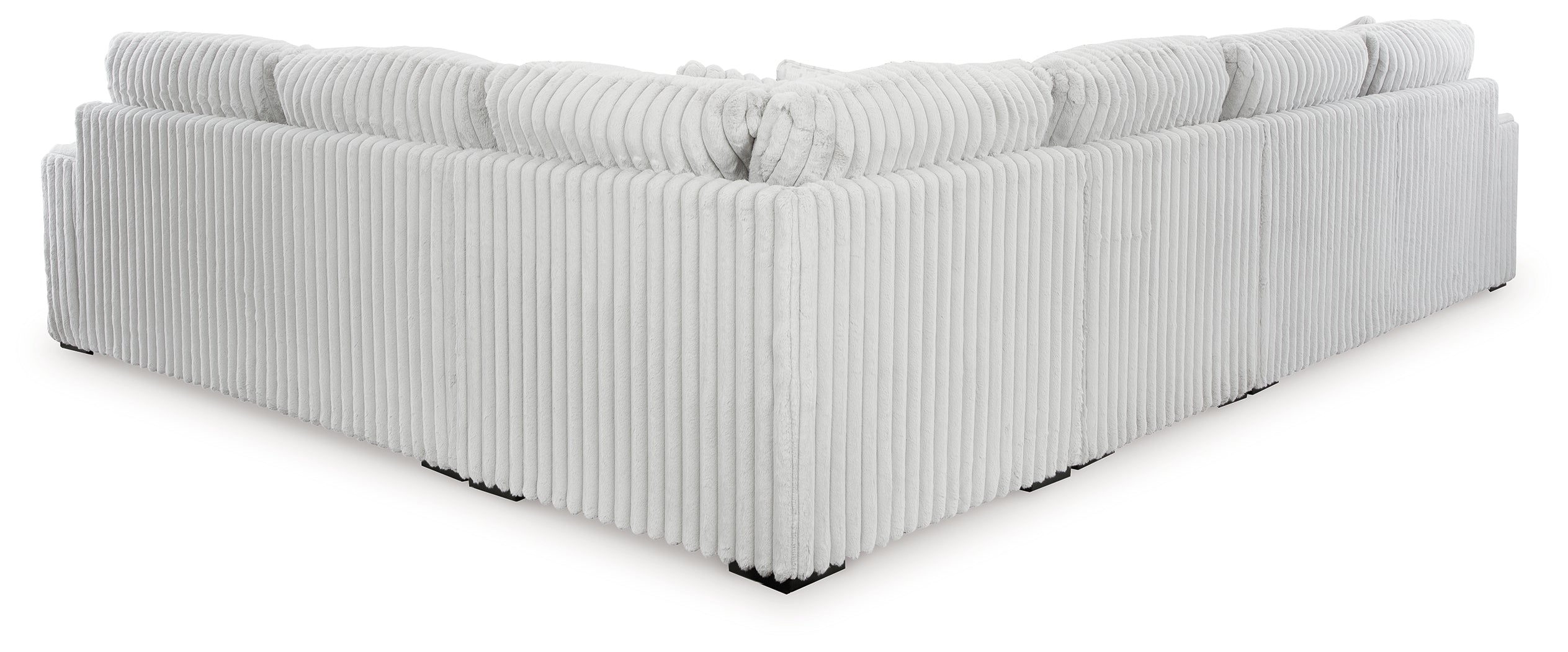Stupendous 4-Piece Sectional with Ottoman in Alloy from Ashley - Luna Furniture
