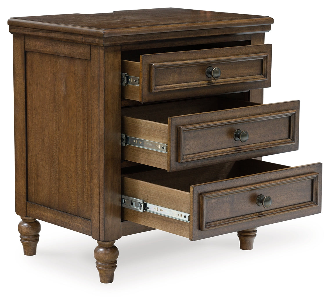 Sturlayne Brown Upholstered Panel Bedroom Set from Ashley - Luna Furniture