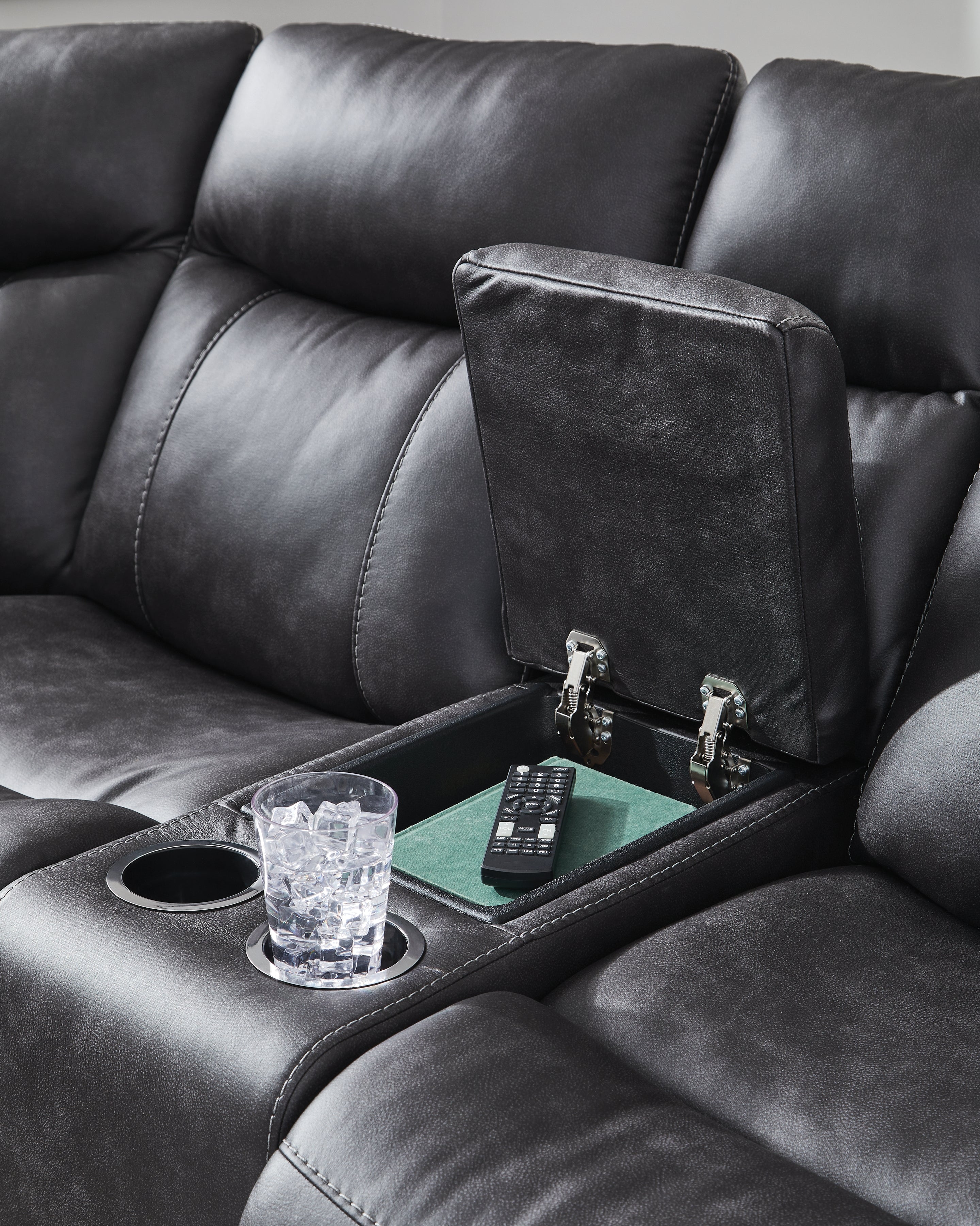 Sultan Meadow Carbon 2-Piece Reclining Sectional - PC13001S1