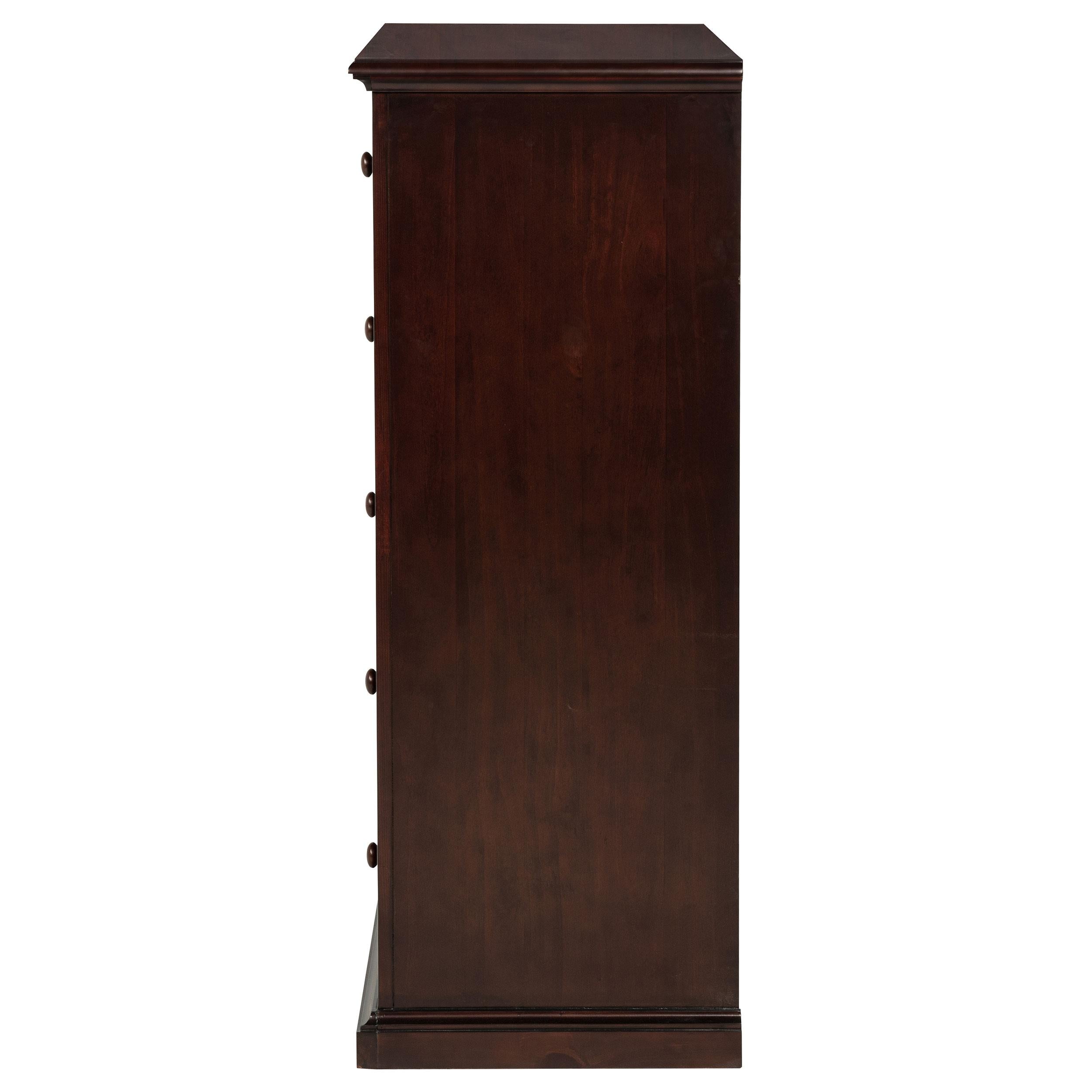 Sumerlin 6-drawer Bedroom Chest of Drawers Cappuccino - 460595CAP