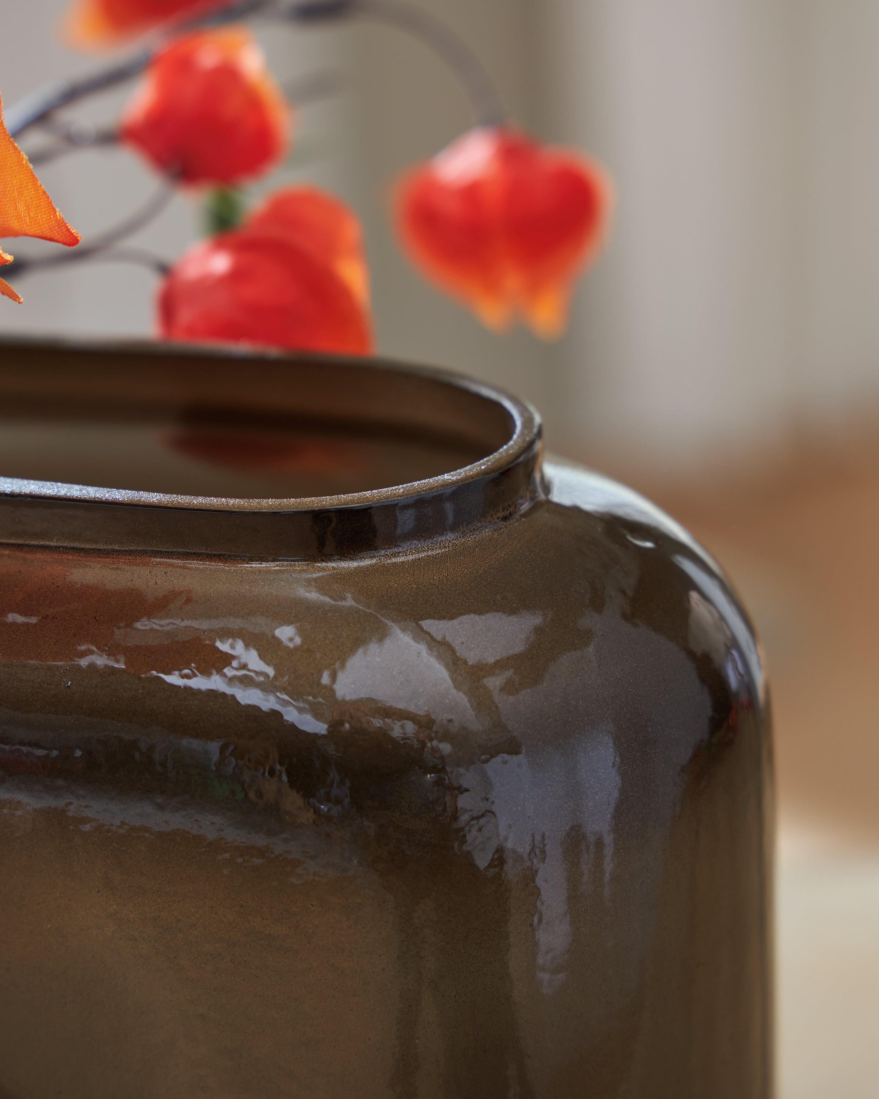 Sumner Gray/Gold Finish Vase - A2000811