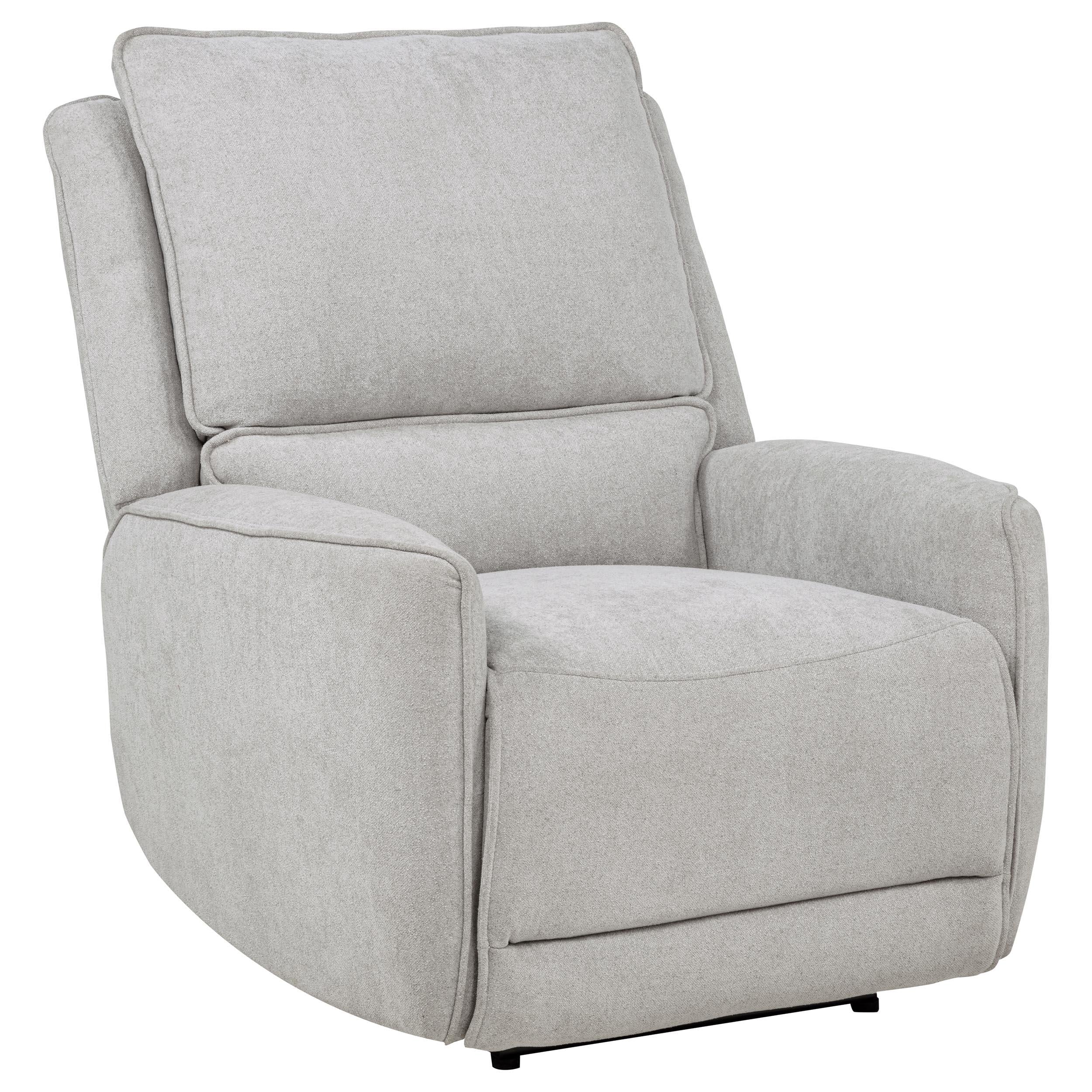 Sylmar 3-piece Chenille Power Reclining Sofa Set Dove Grey - 610521P-S3