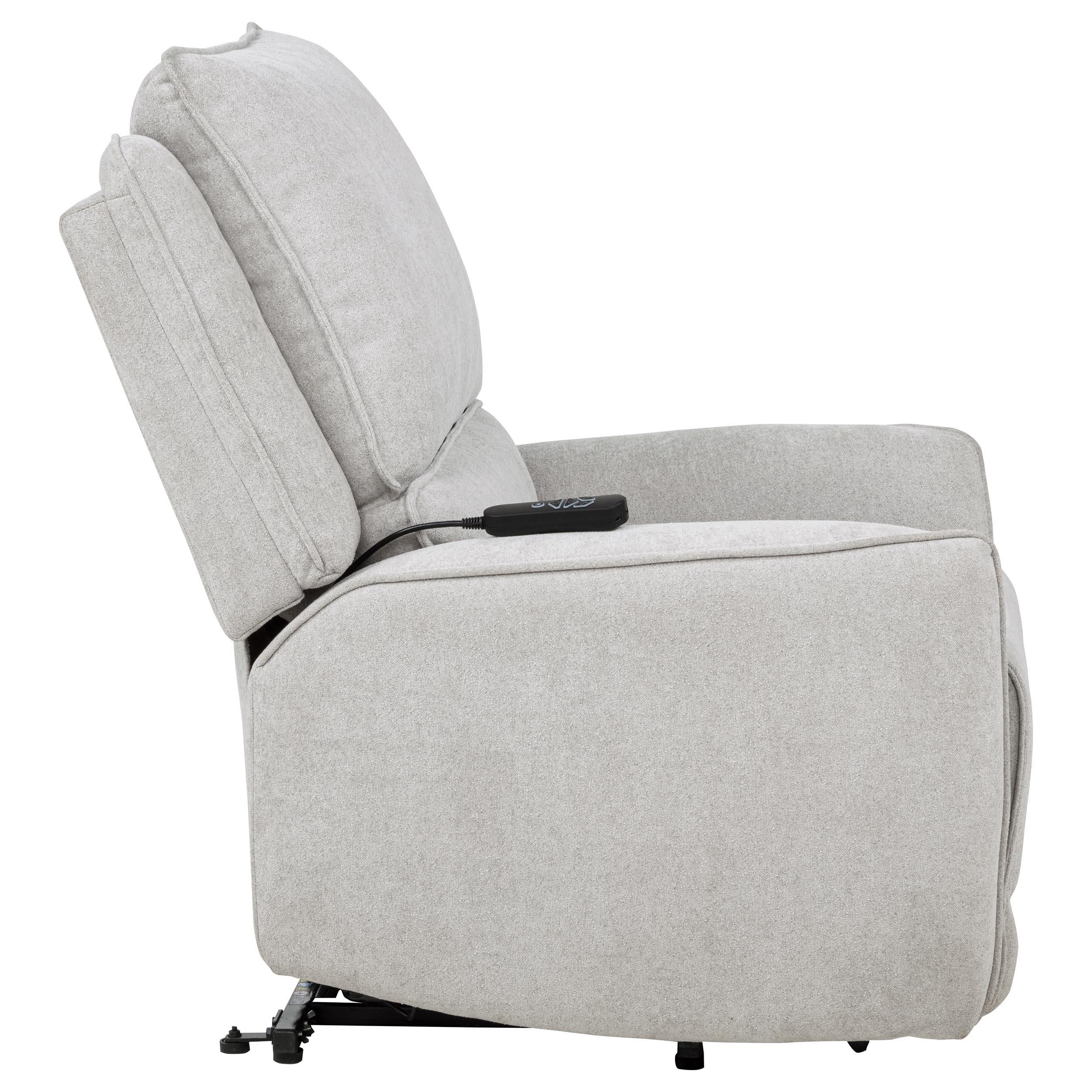 Sylmar Chenille Upholstered Dual Power Lift Recliner Grey - 610524PP