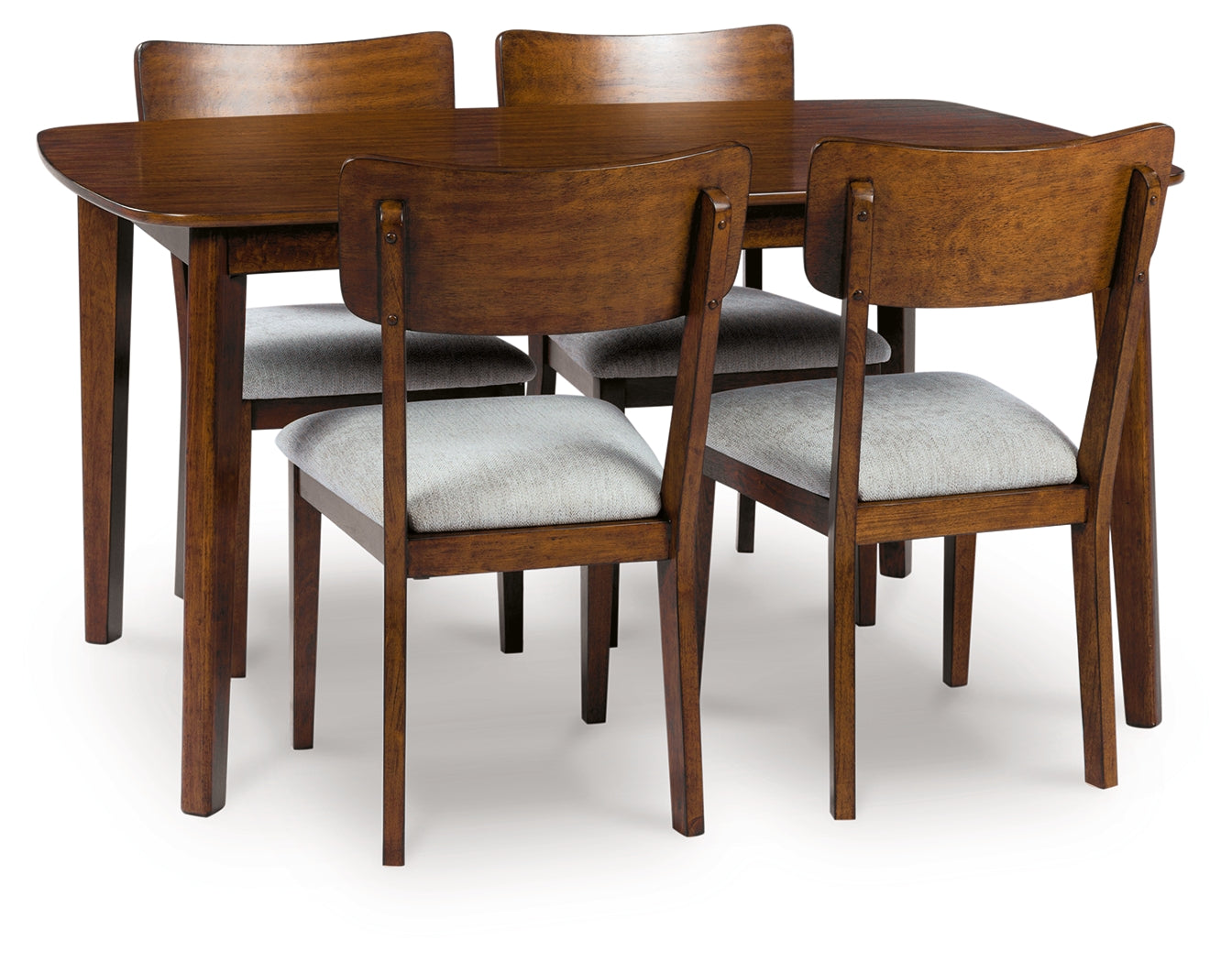 Tameride Brown Dining Table and 4 Chairs (Set of 5) - PCD609-225