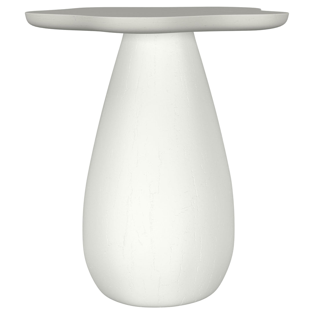 TBA 22-inch Engineered Wood Cloud Shaped Side Table Off White - 930616