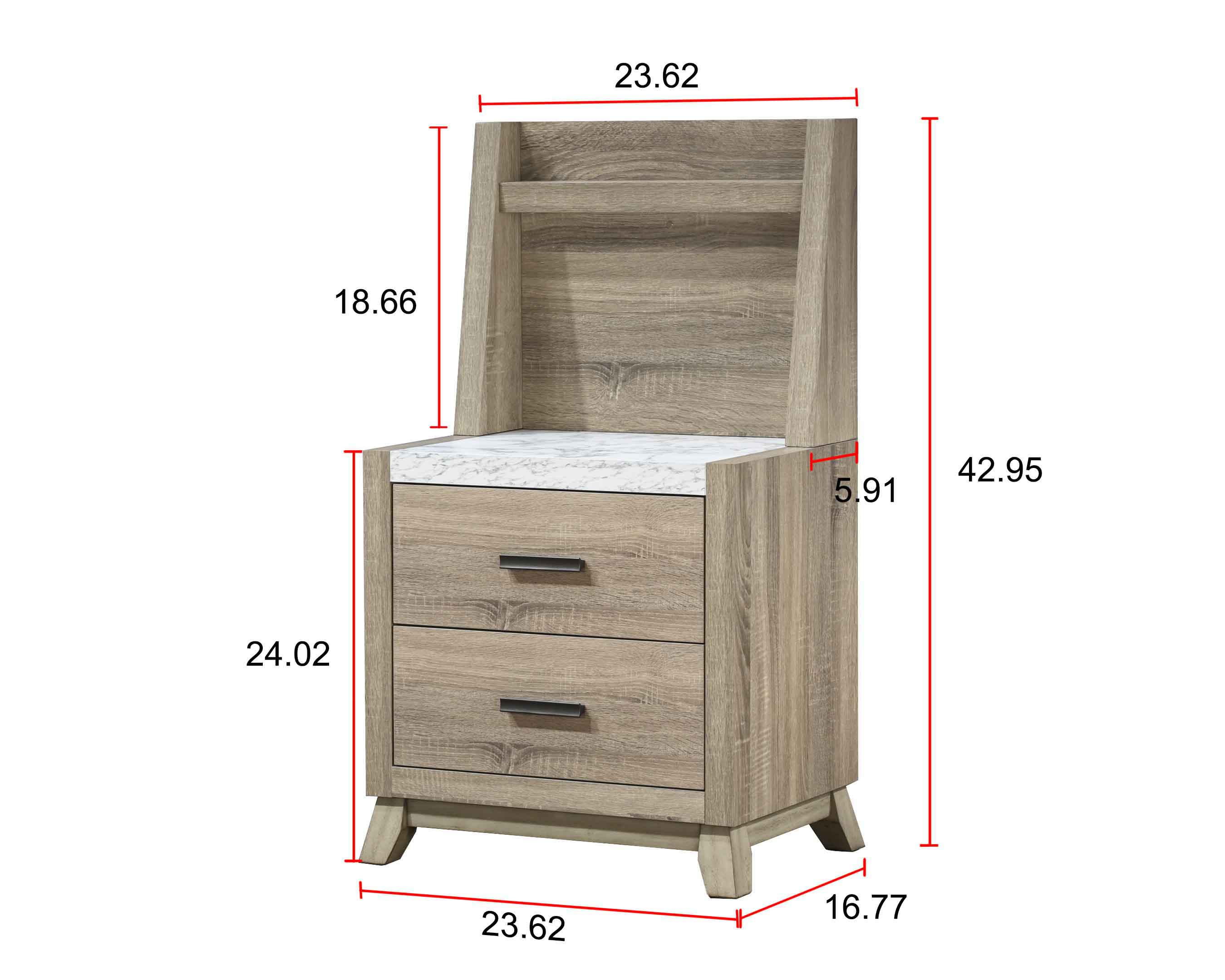 Tilston Natural Panel Bedroom Set - SET | B3400-Q-HB | B3400-Q-FB | B3400-KQ-RAIL | B3400-2 | B3400-4 - Bien Home Furniture &amp; Electronics